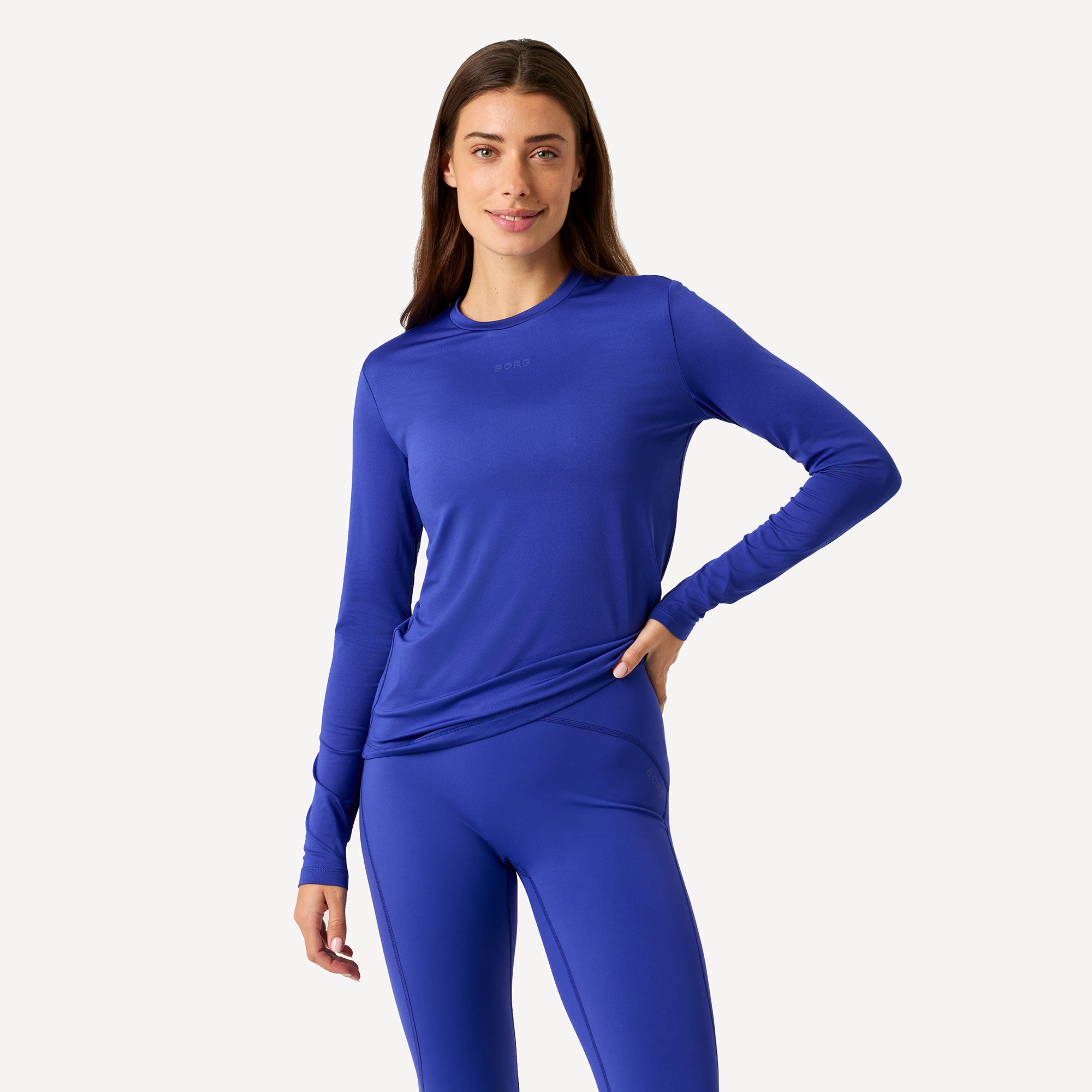 Björn Borg BORG Women's Long Sleeve Shirt - Blue (1)