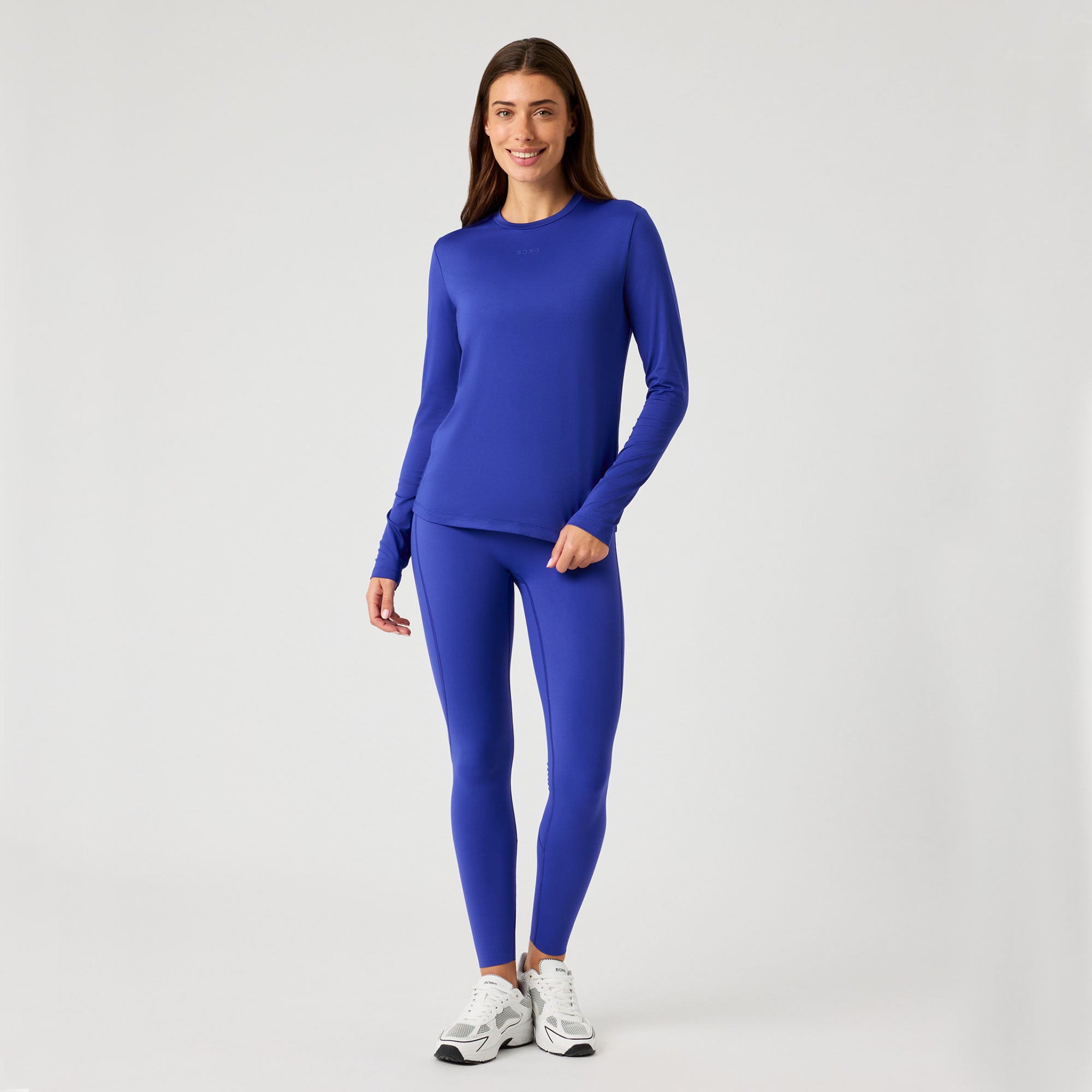 Björn Borg BORG Women's Long Sleeve Shirt - Blue (3)