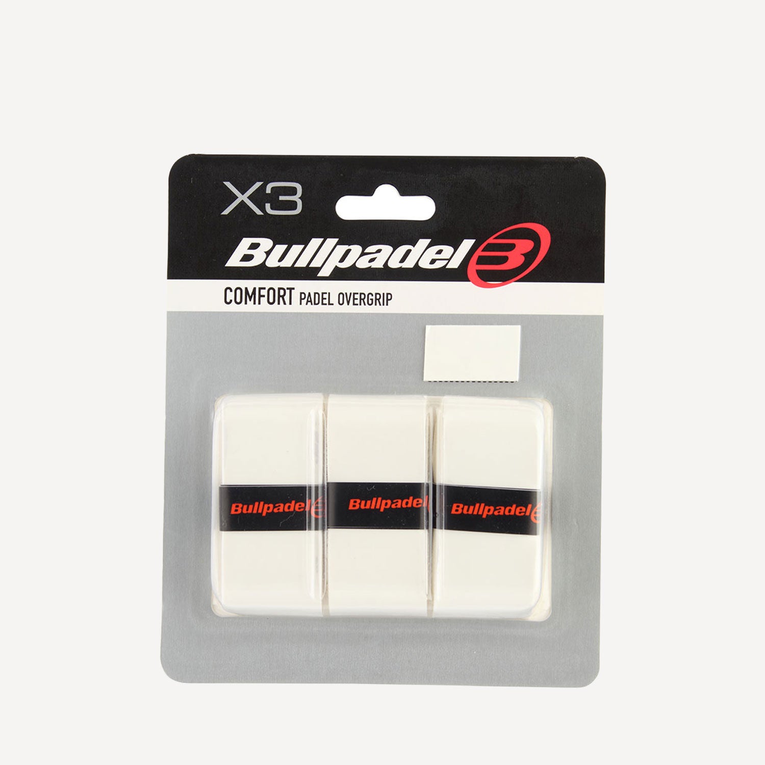 Bullpadel Comfort Padel Overgrip - White (1)