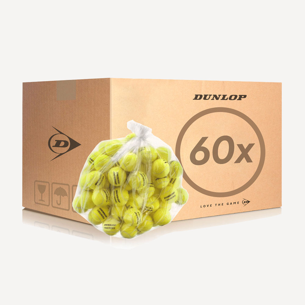 Dunlop Training 60 Tennis Balls Polybag