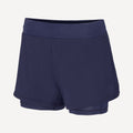 Fila Luna Women's Tennis Shorts - Dark Blue (1)