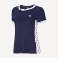 Fila Yamila Women's Tennis Shirt - Dark Blue (1)