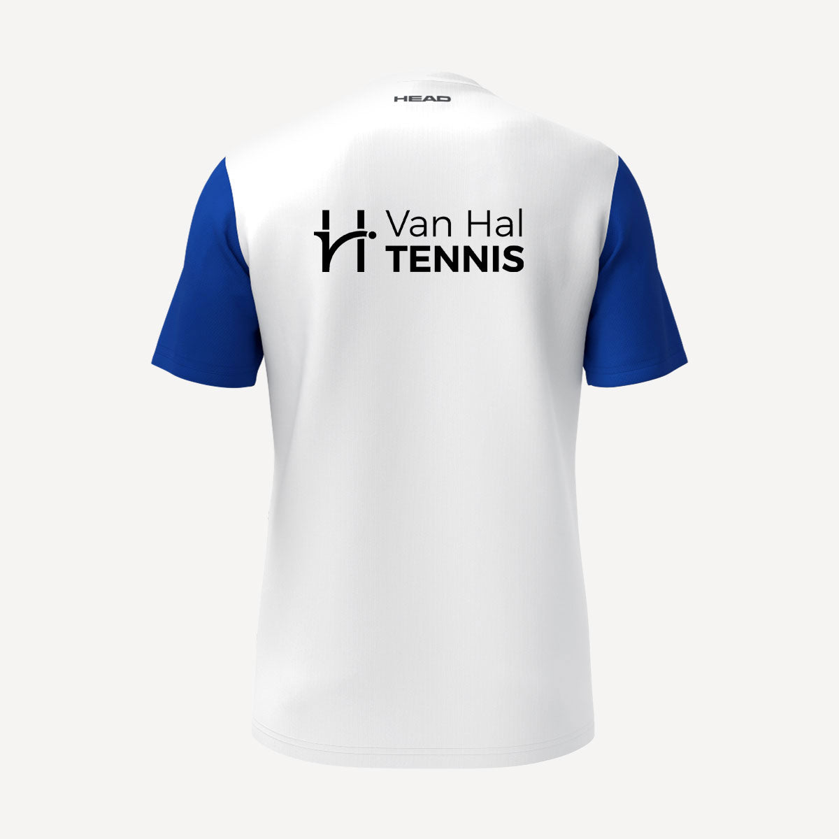 HEAD Club 25 Men's Tech Tennis Shirt - Van Hal Tennis - Blue (2)