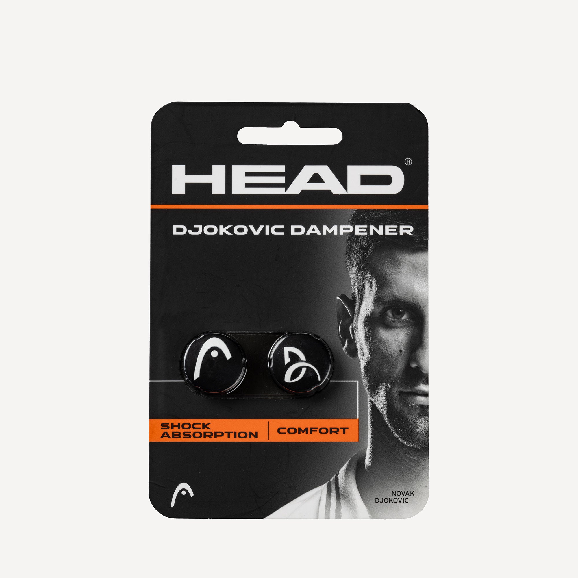 HEAD Djokovic Tennis Dampener - Black (1)