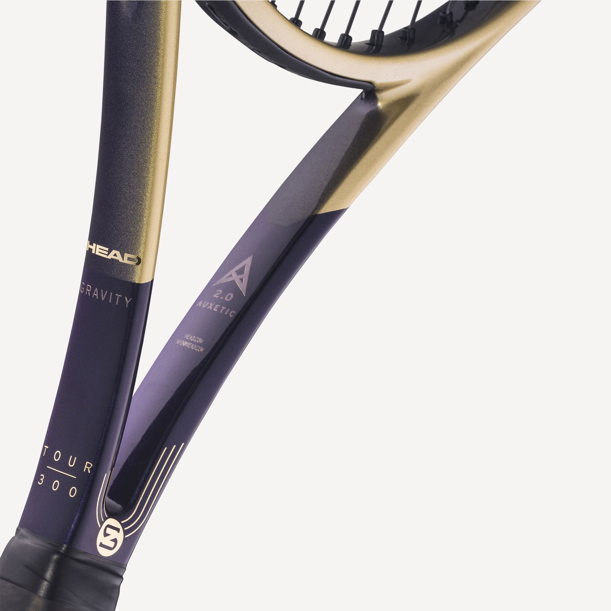 HEAD Gravity TOUR Zverev 2026 Tennis Racket - Gold/Purple (5)