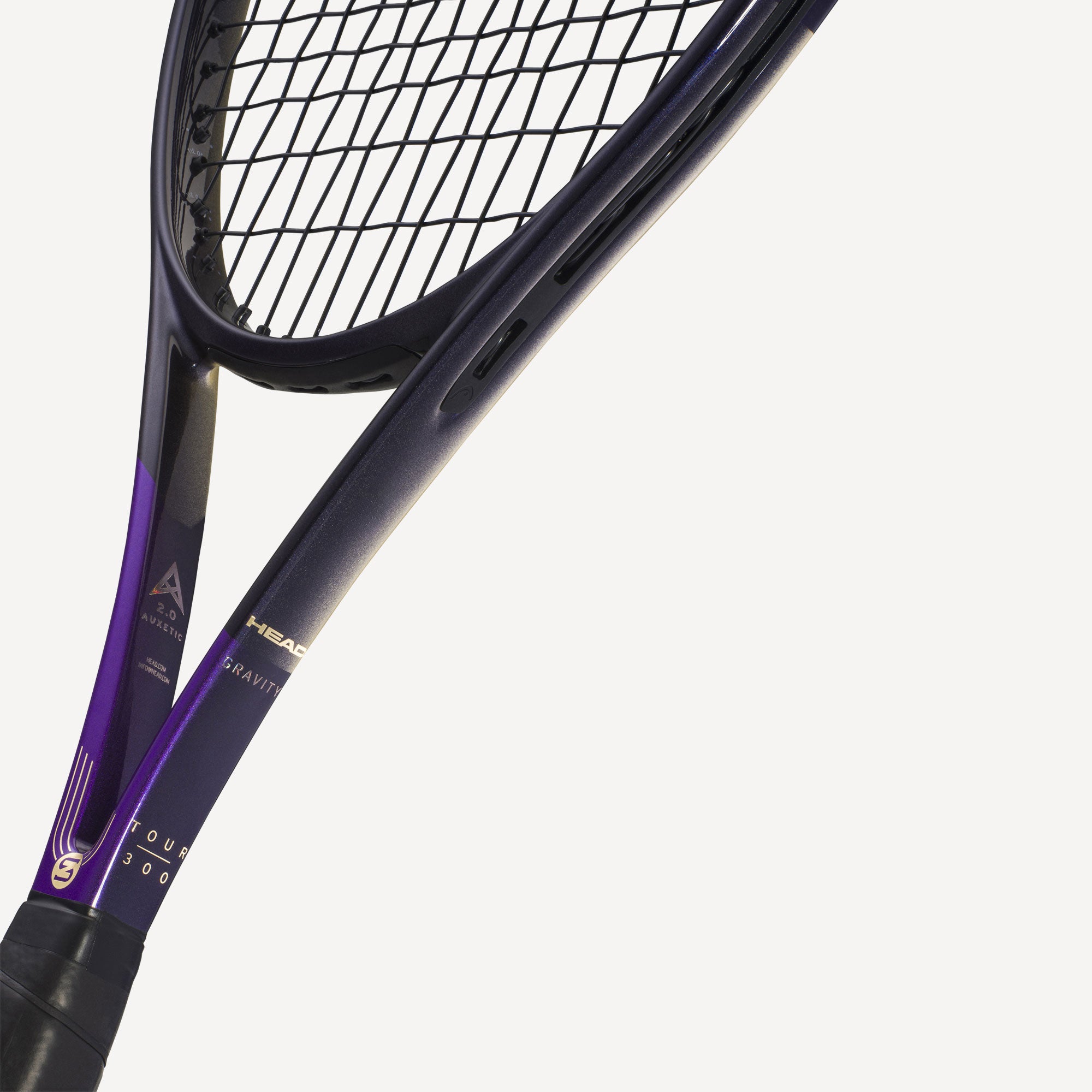 HEAD Gravity TOUR Zverev 2026 Tennis Racket - Gold/Purple (7)