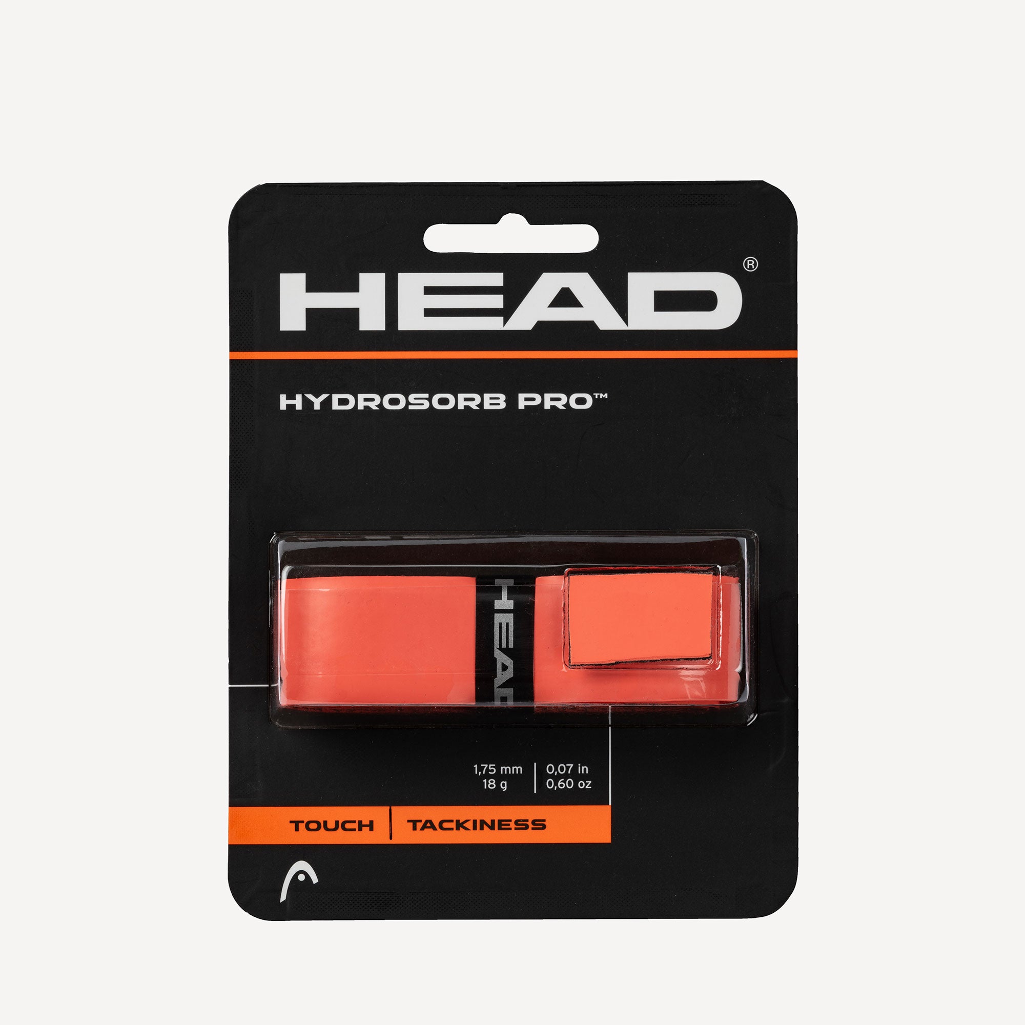 HEAD Hydrosorb Pro Tennis Replacement Grip - Orange (1)