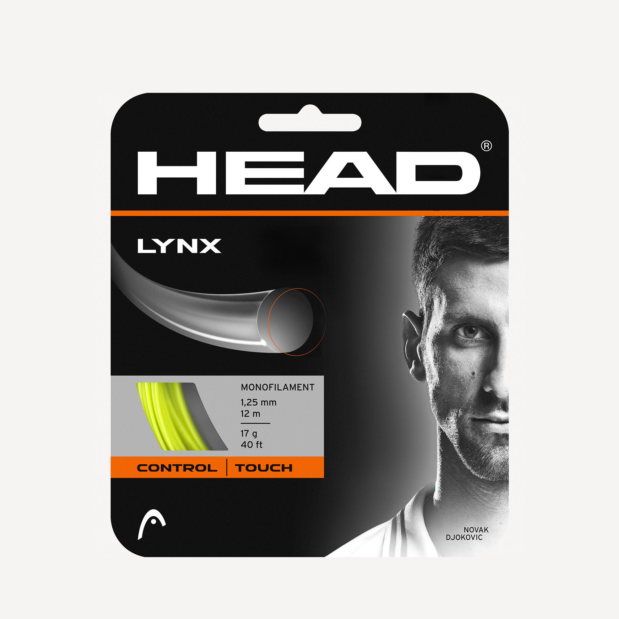 HEAD Lynx Tennis String Set 12 m - Yellow (1)
