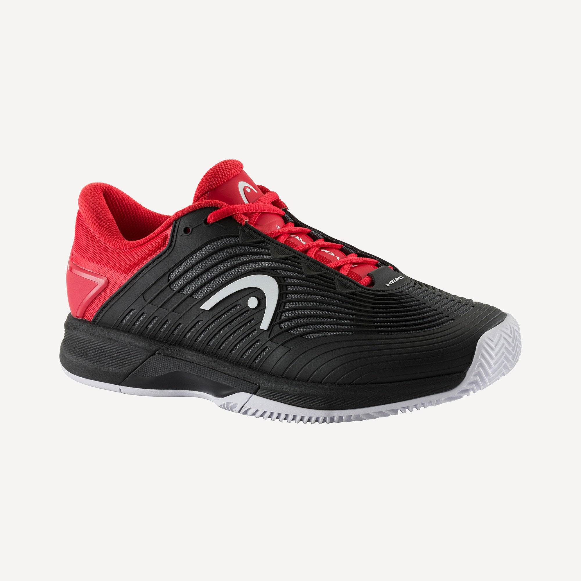 HEAD Revolt Pro 4.5 Men's Clay Court Tennis Shoes - Black/Red (1)