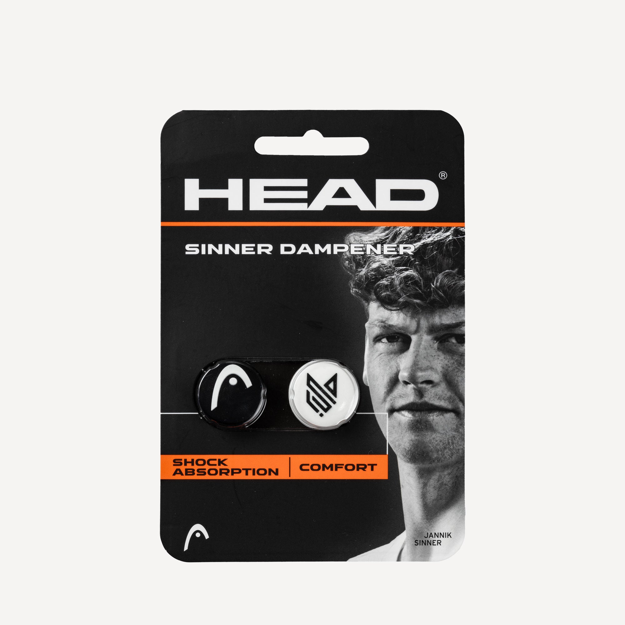 HEAD Sinner Tennis Dampener - White/Black (1)