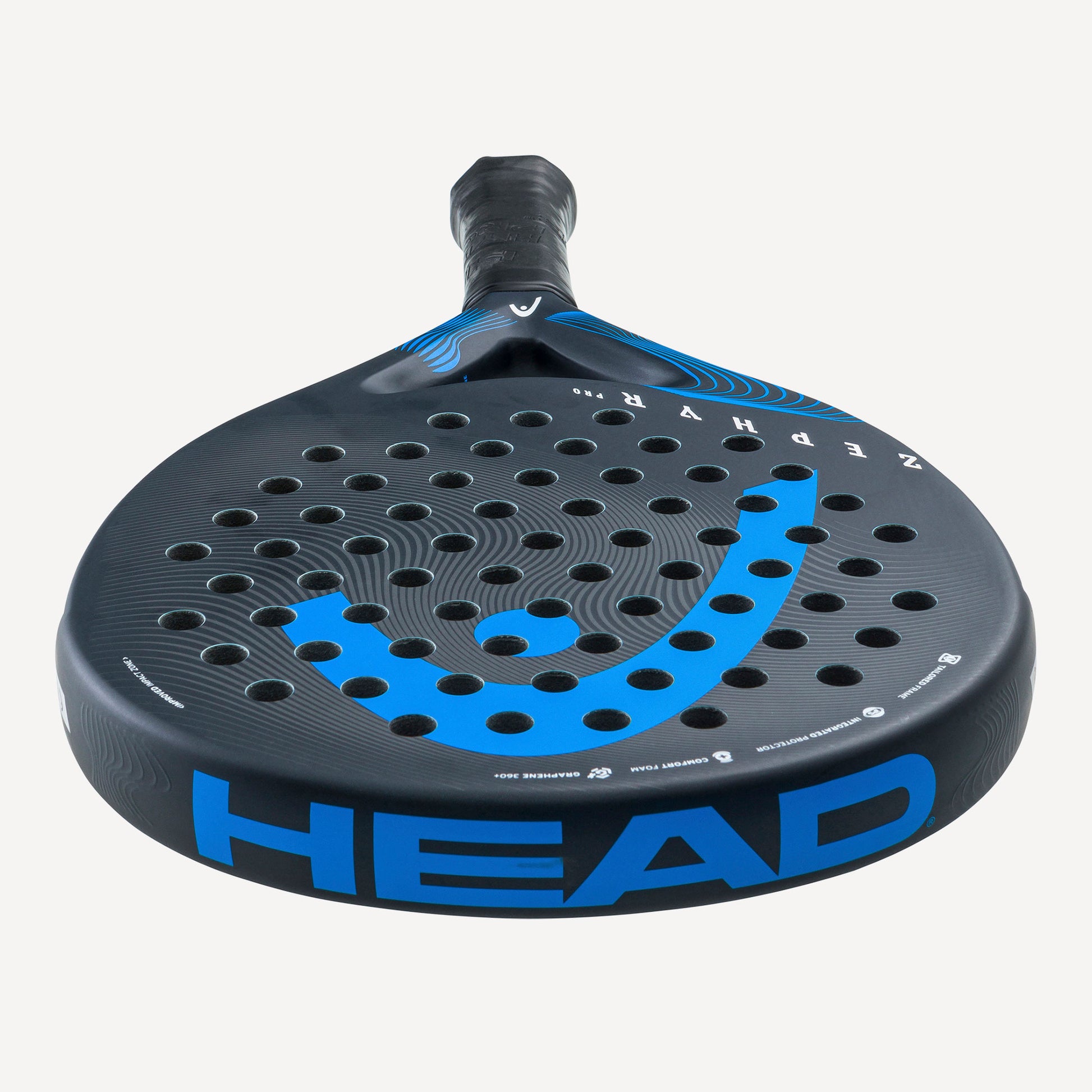HEAD Zephyr PRO Padel Racket Black/Blue (5)