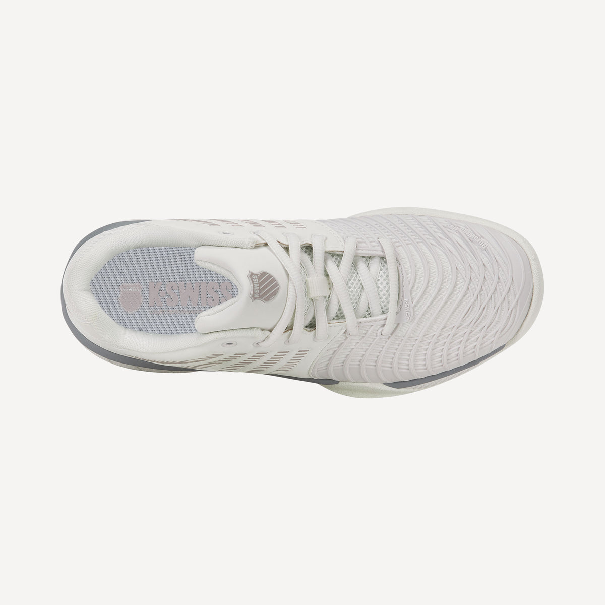 K-Swiss Express Light 3 Women's Carpet Tennis Shoes - White (6)