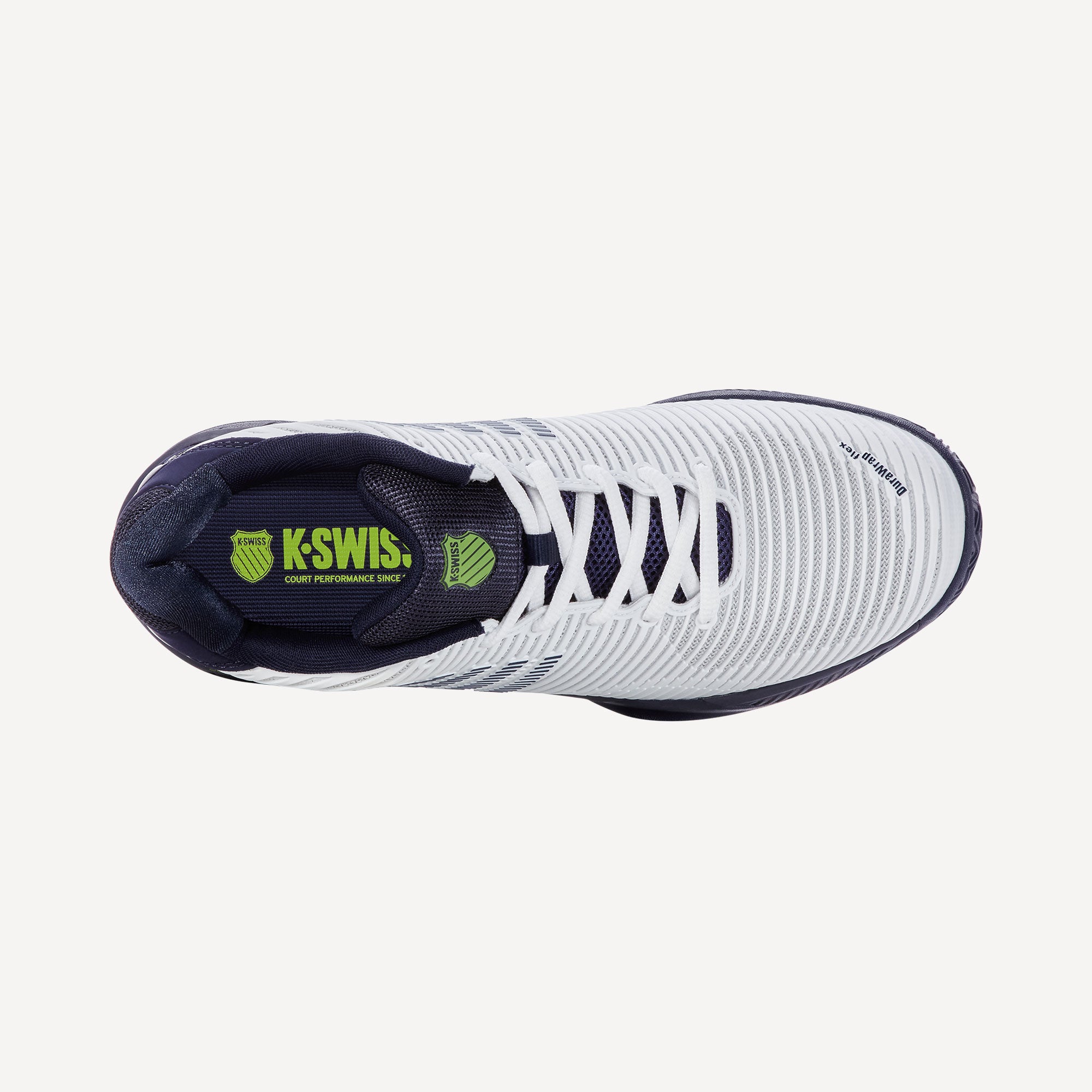 K-Swiss Hypercourt Express 2 Men's Clay Court Tennis Shoes - White (7)