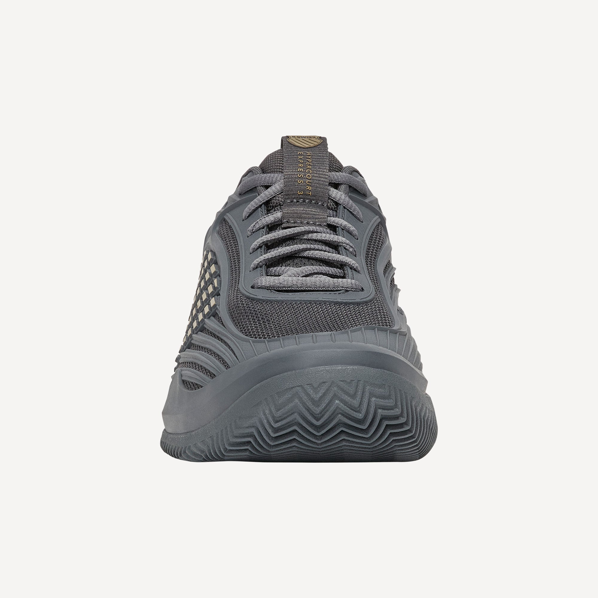 K-Swiss Hypercourt Express 3 Men's Clay Court Tennis Shoes - Grey (4)