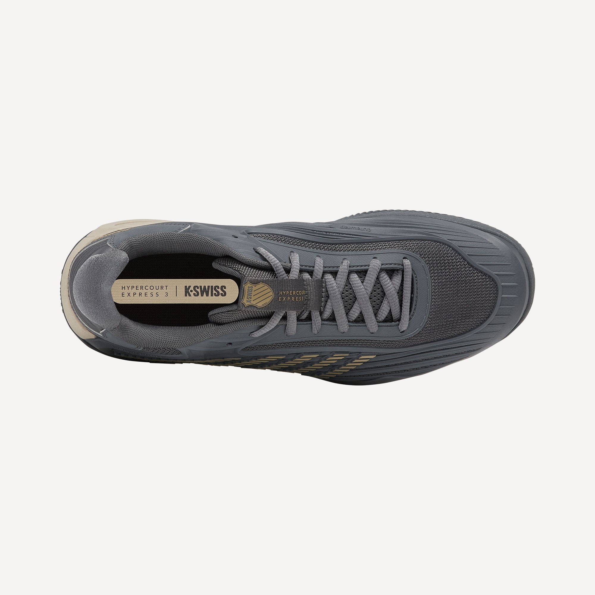 K-Swiss Hypercourt Express 3 Men's Clay Court Tennis Shoes - Grey (6)