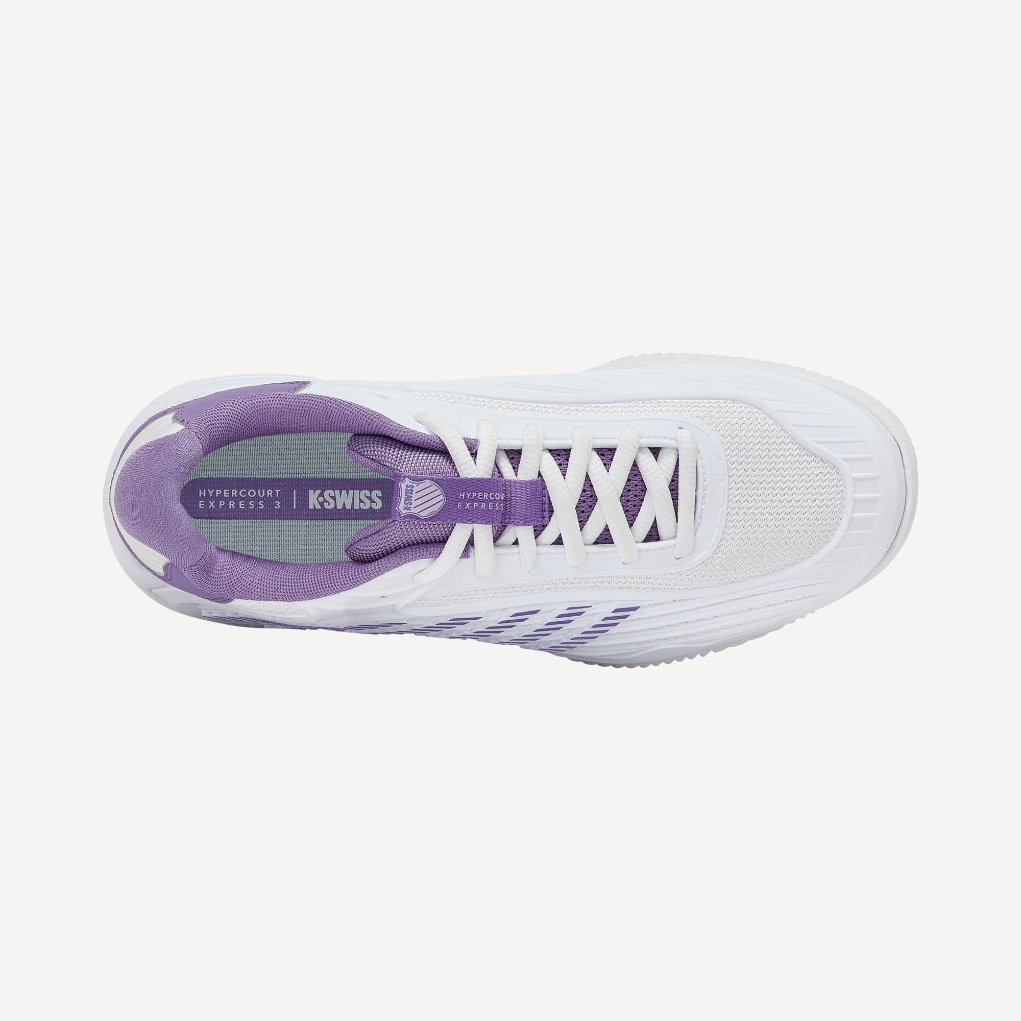 K-Swiss Hypercourt Express 3 Women's Clay Court Tennis Shoes - White (6)