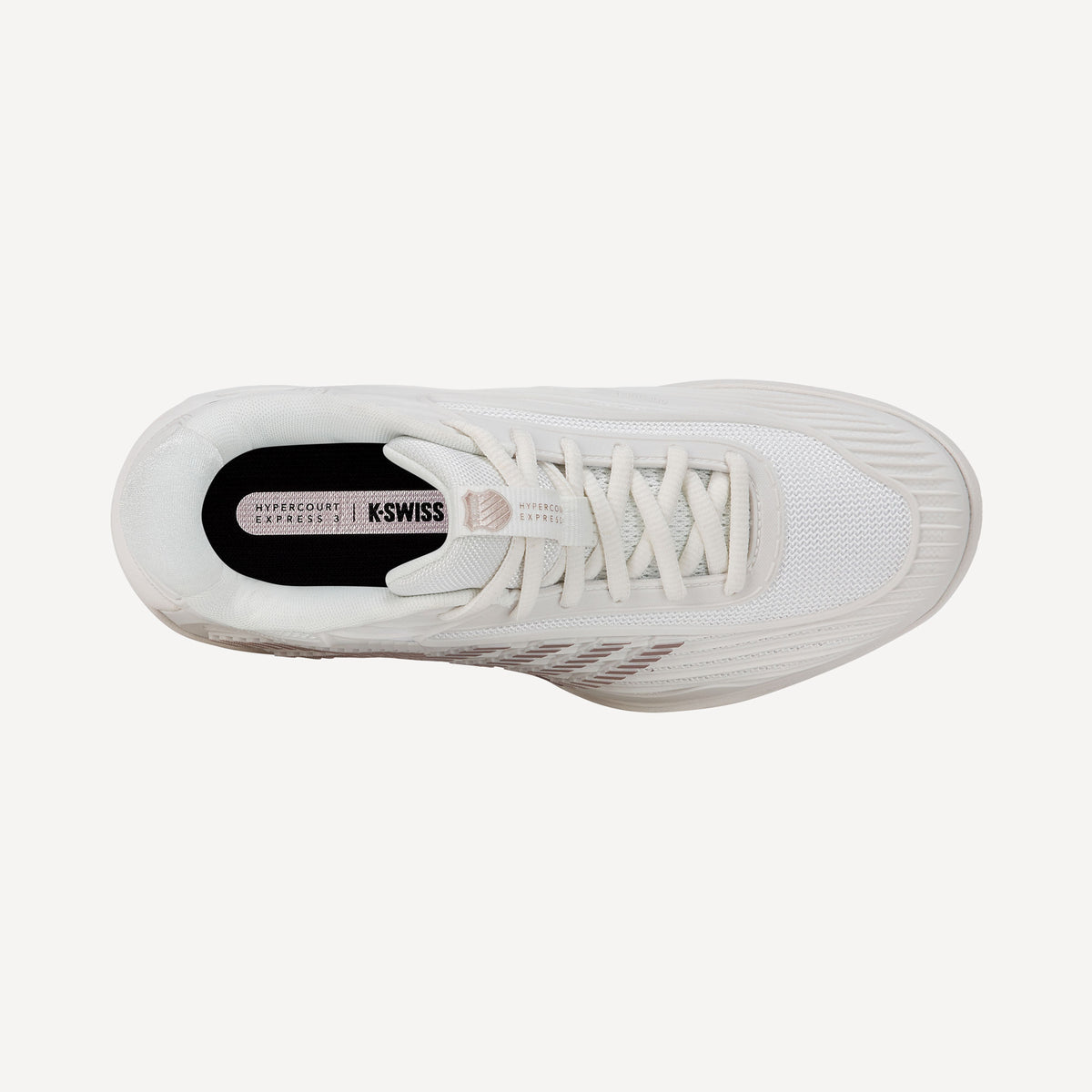 K-Swiss Hypercourt Express 3 Women's Hard Court Tennis Shoes - White (6)