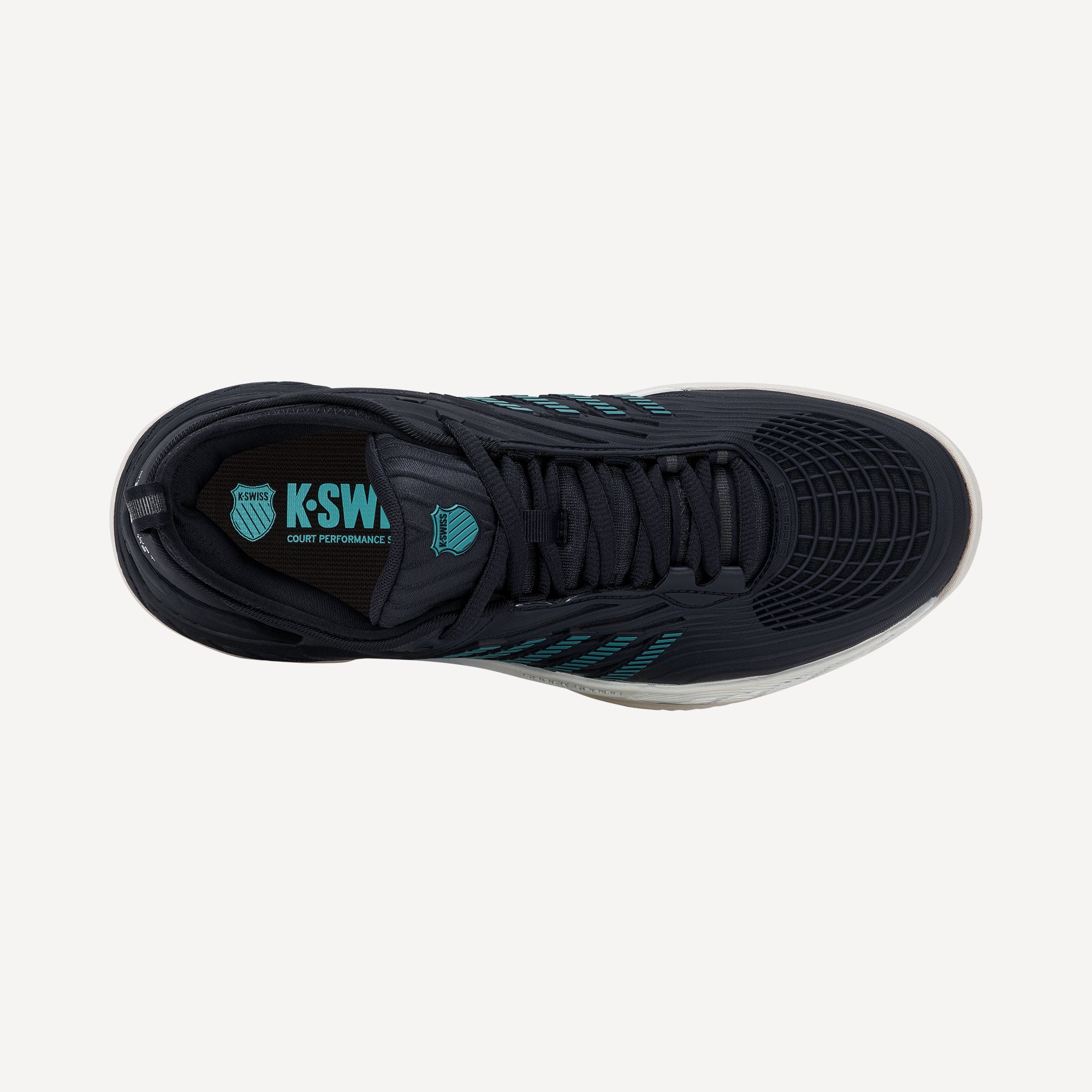 K-Swiss Hypercourt Supreme 2 Men's Clay Court Tennis Shoes - Blue (6)