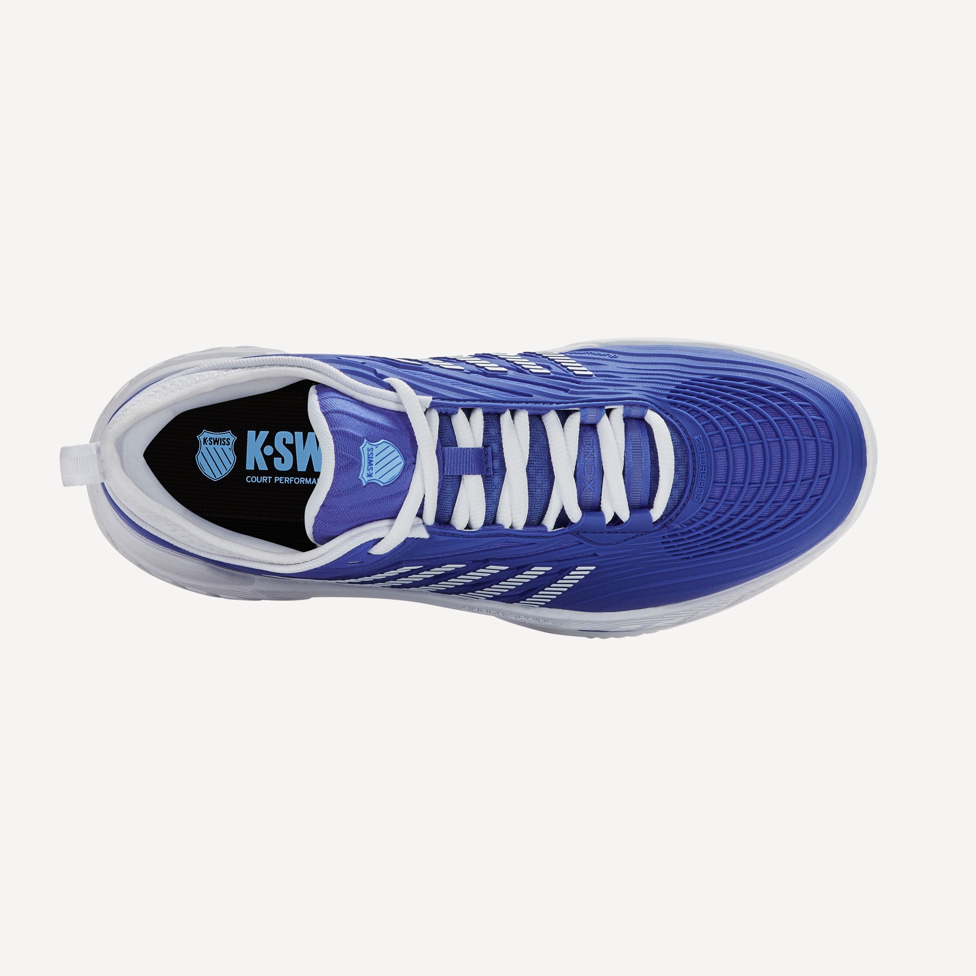 K-Swiss Hypercourt Supreme 2 Men's Clay Court Tennis Shoes - Blue (6)