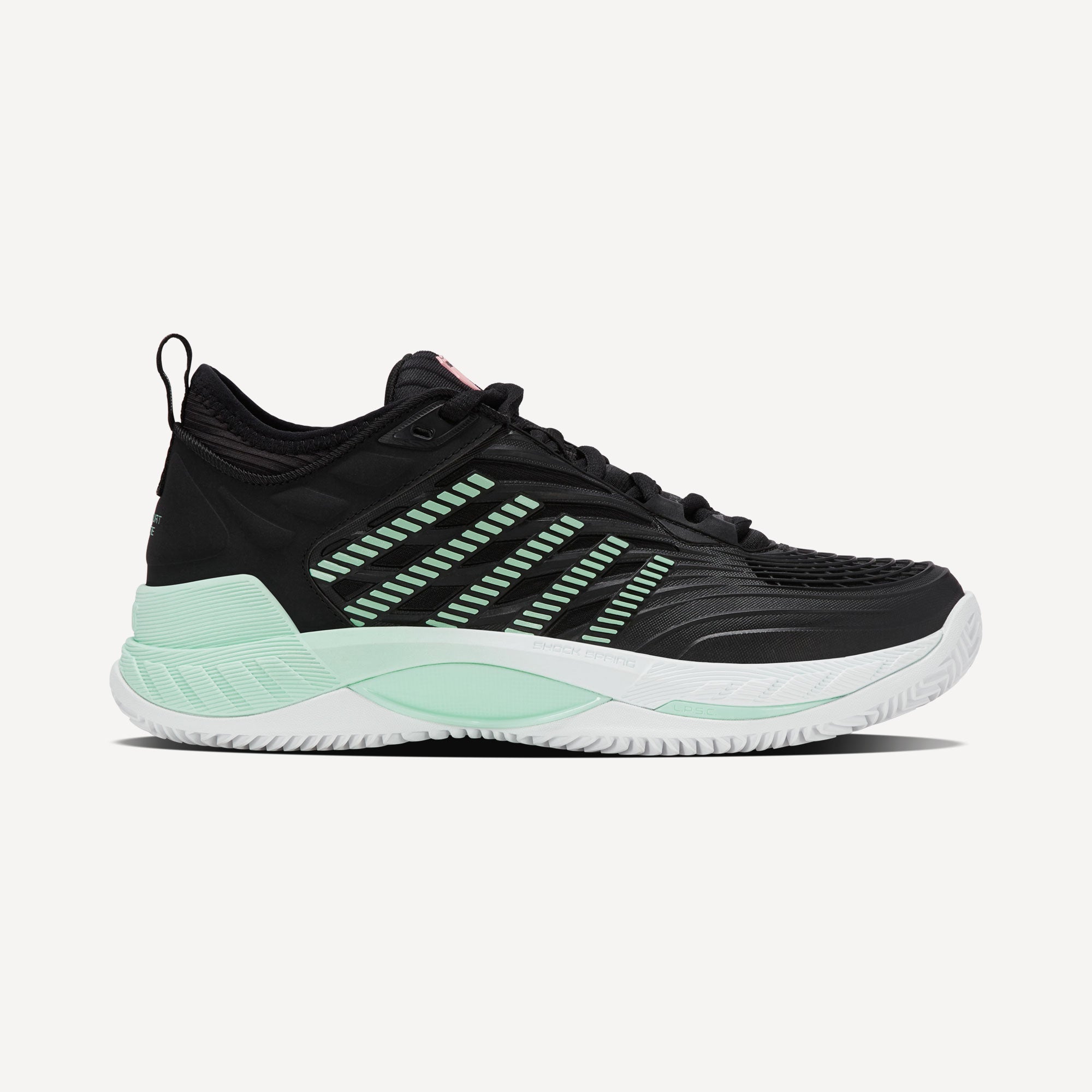 K-Swiss Hypercourt Supreme 2 Women's Clay Court Tennis Shoes - Black (1)