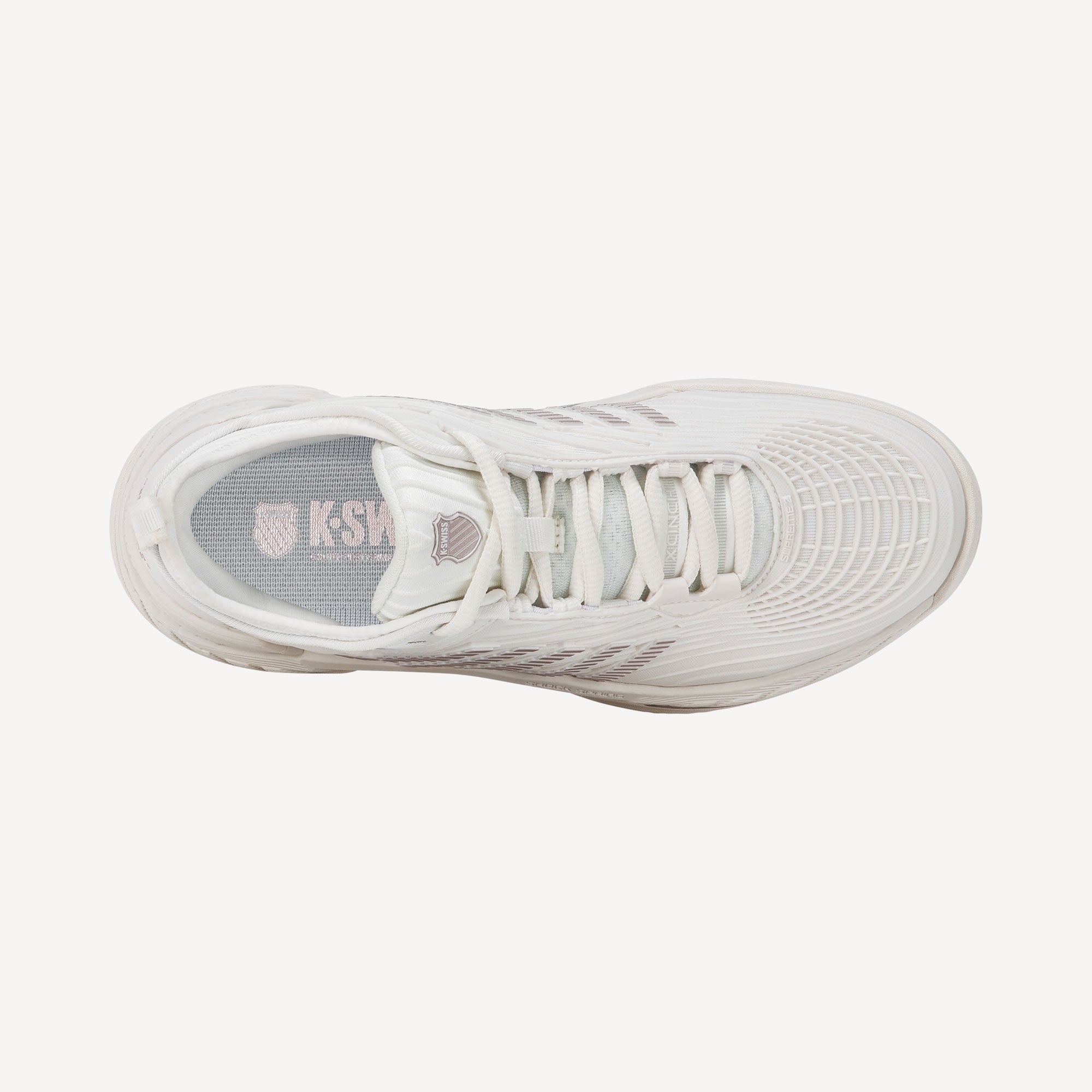 K-Swiss Hypercourt Supreme 2 Women's Clay Court Tennis Shoes - White (6)