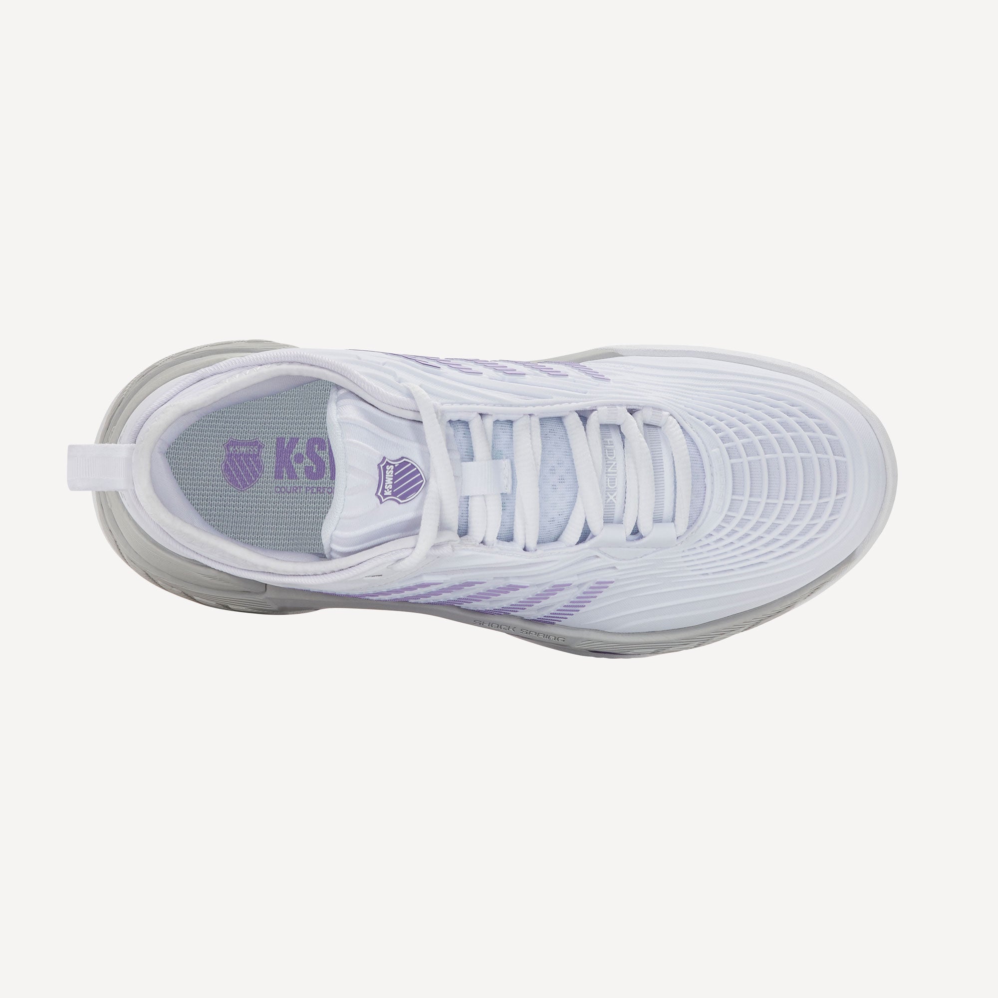 K-Swiss Hypercourt Supreme 2 Women's Clay Court Tennis Shoes - White (6)