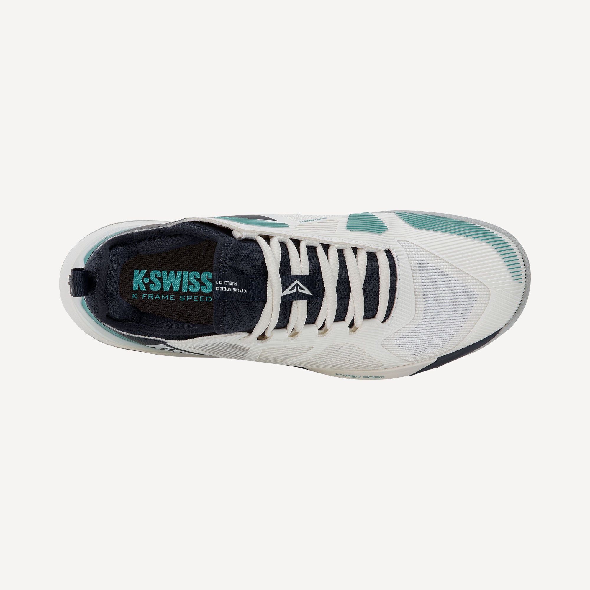 K-Swiss K-Frame Speed Rublo Men's Clay Court Tennis Shoes - White (6)