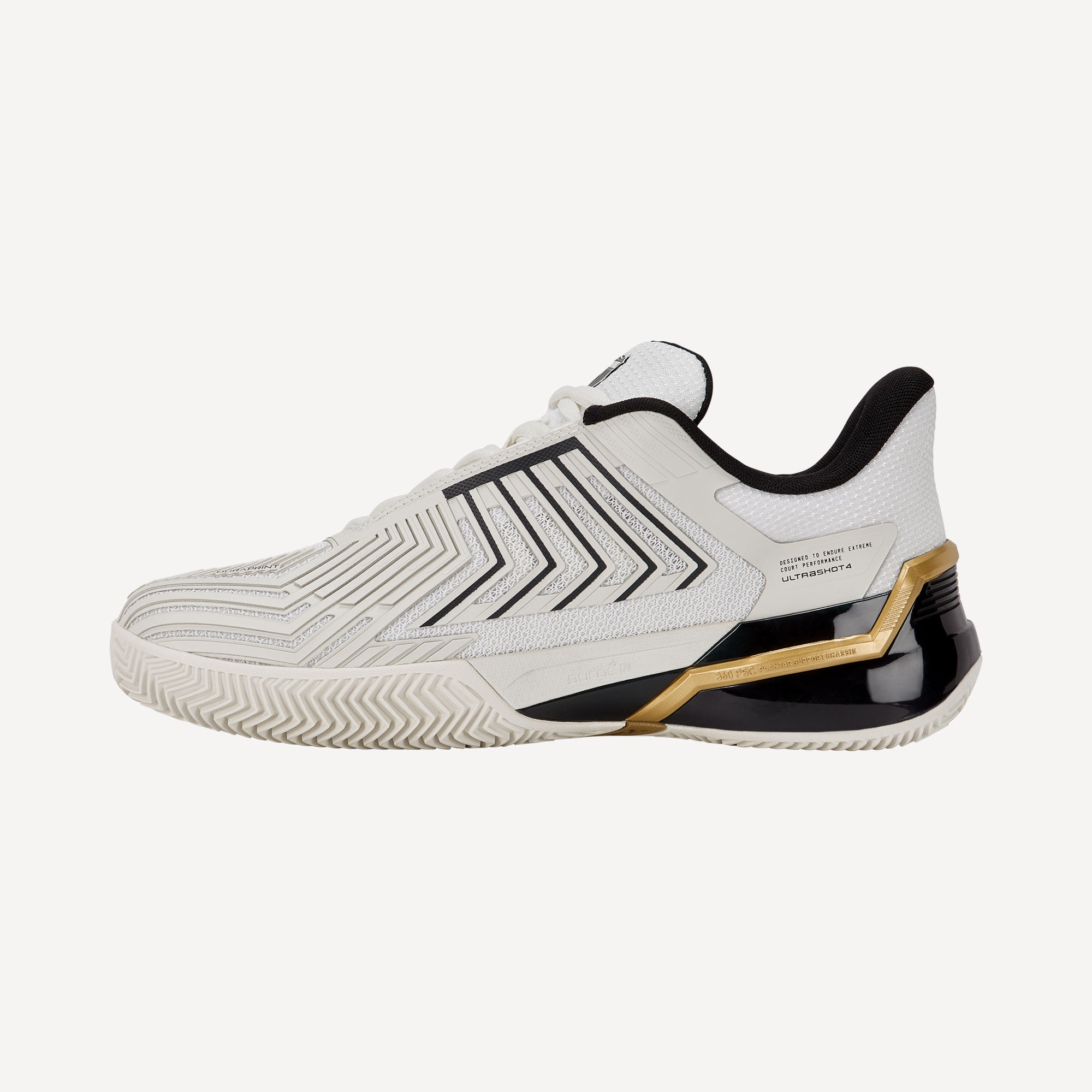 K-Swiss Ultrashot 4 Men's Clay Court Tennis Shoes - White (3)