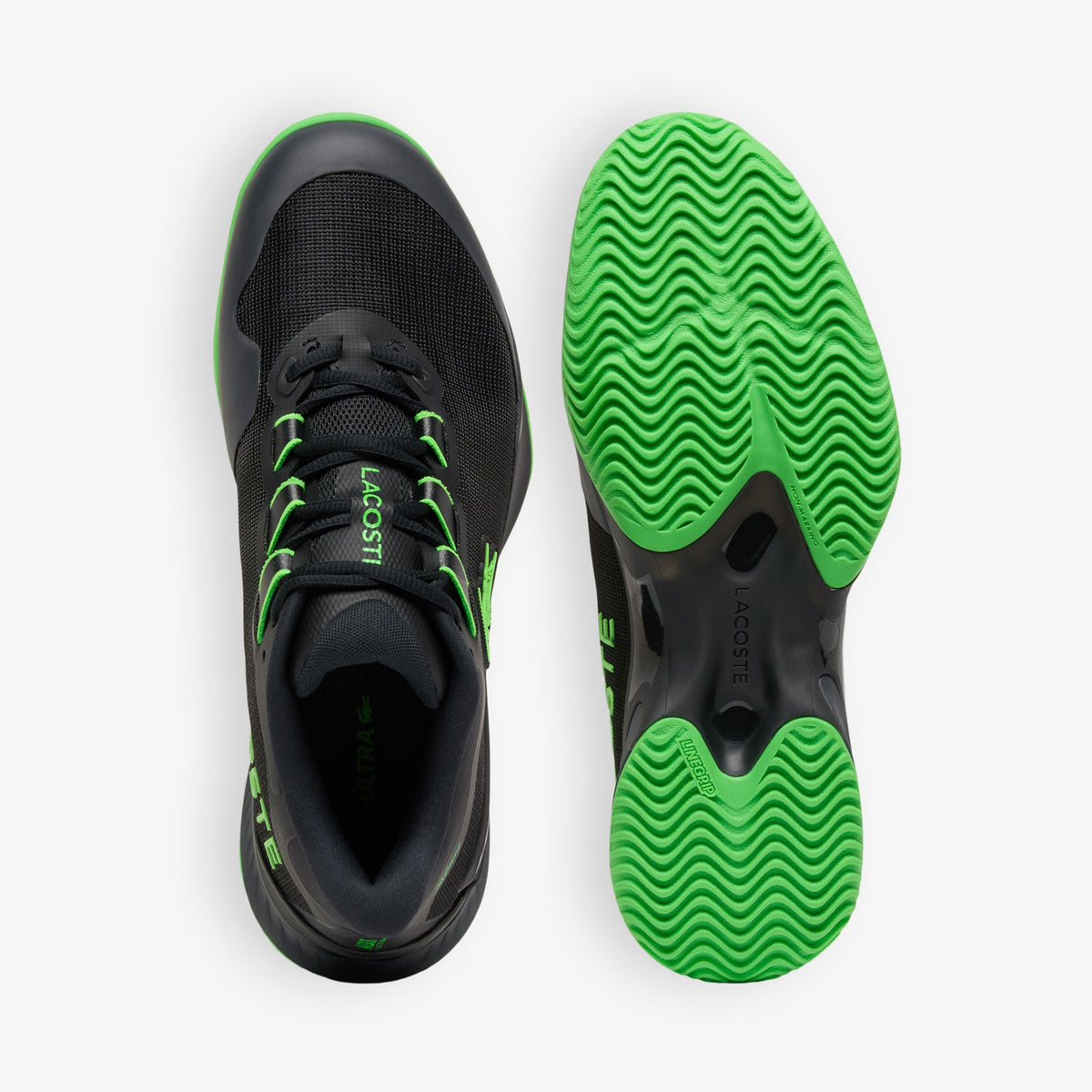 Lacoste AG-LT23 Ultra Men's Clay Court Tennis & Padel Shoes - Black/Green (2)
