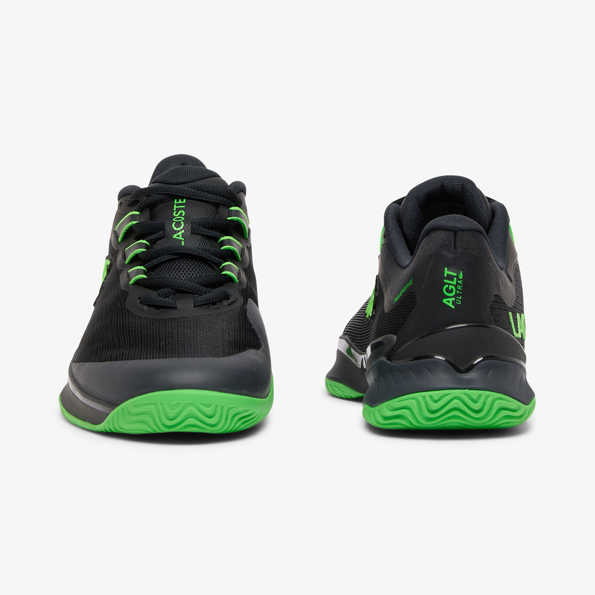 Lacoste AG-LT23 Ultra Men's Clay Court Tennis & Padel Shoes - Black/Green (6)