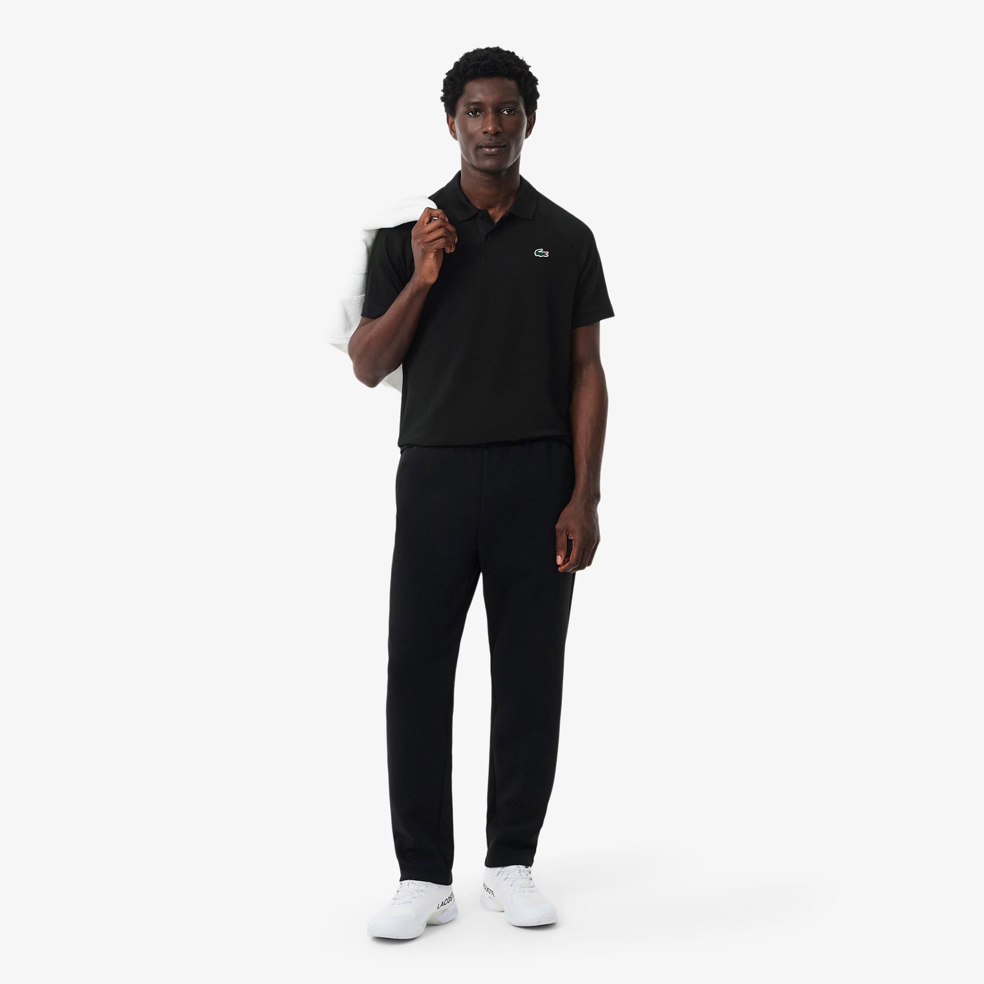 Lacoste Essentials Men's Ultra Dry Polo - Black (3)