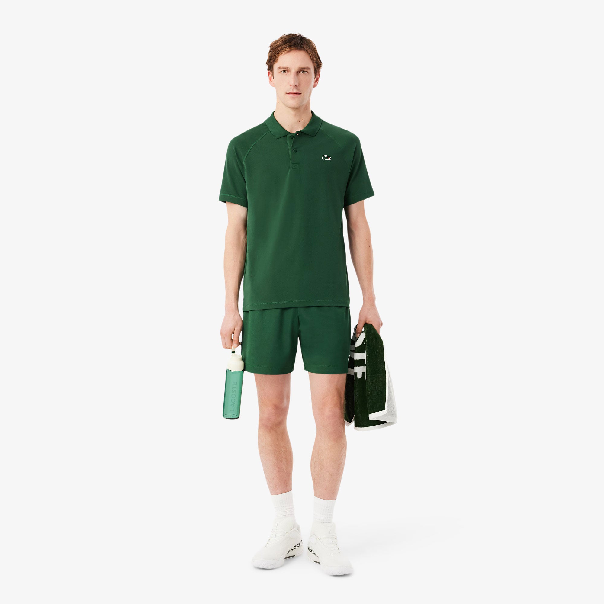 Lacoste Essentials Men's Ultra Dry Polo - Green (4)