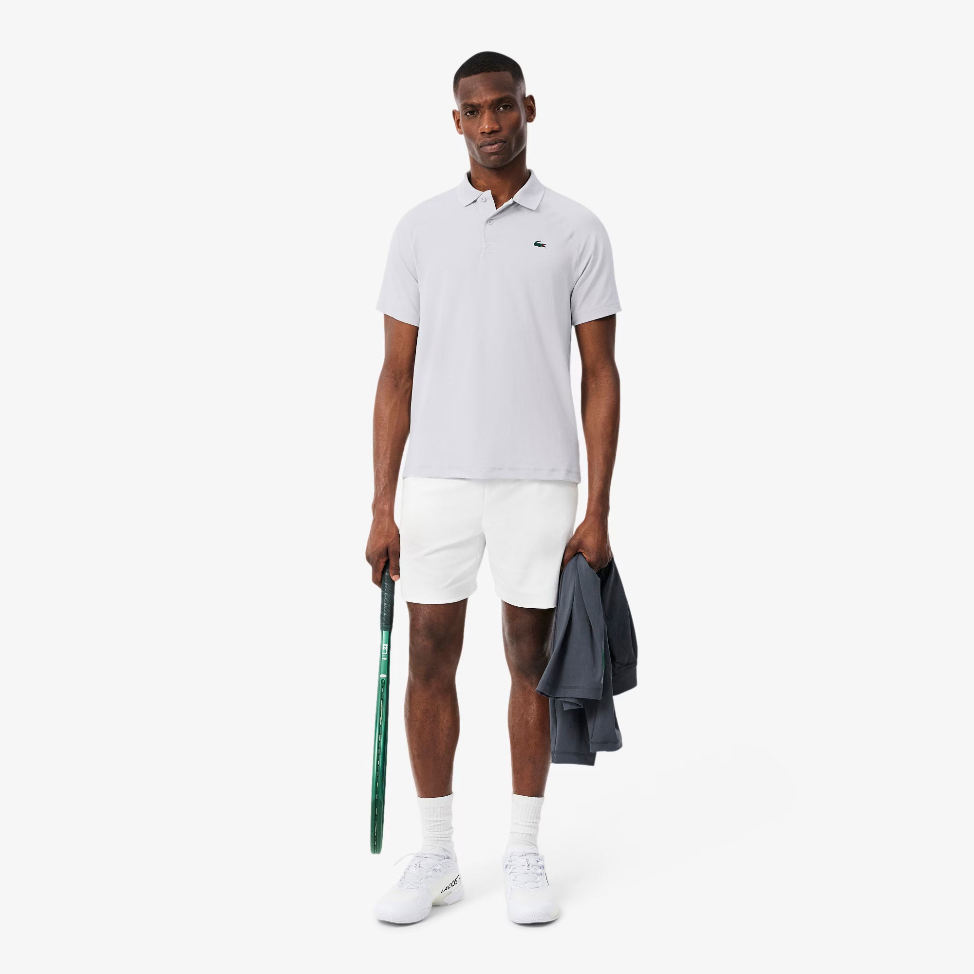 Lacoste Essentials Men's Ultra Dry Polo - Grey (3)