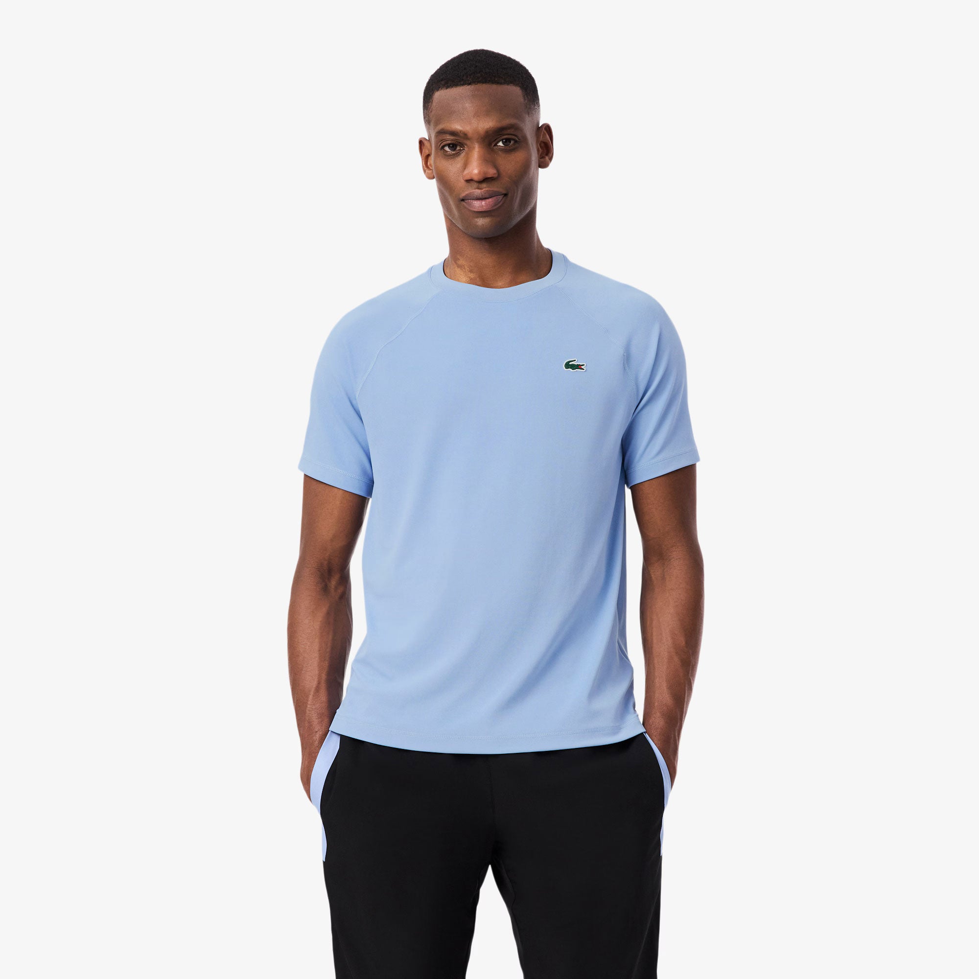 Lacoste Essentials Men's Ultra Dry Shirt - Blue (1)