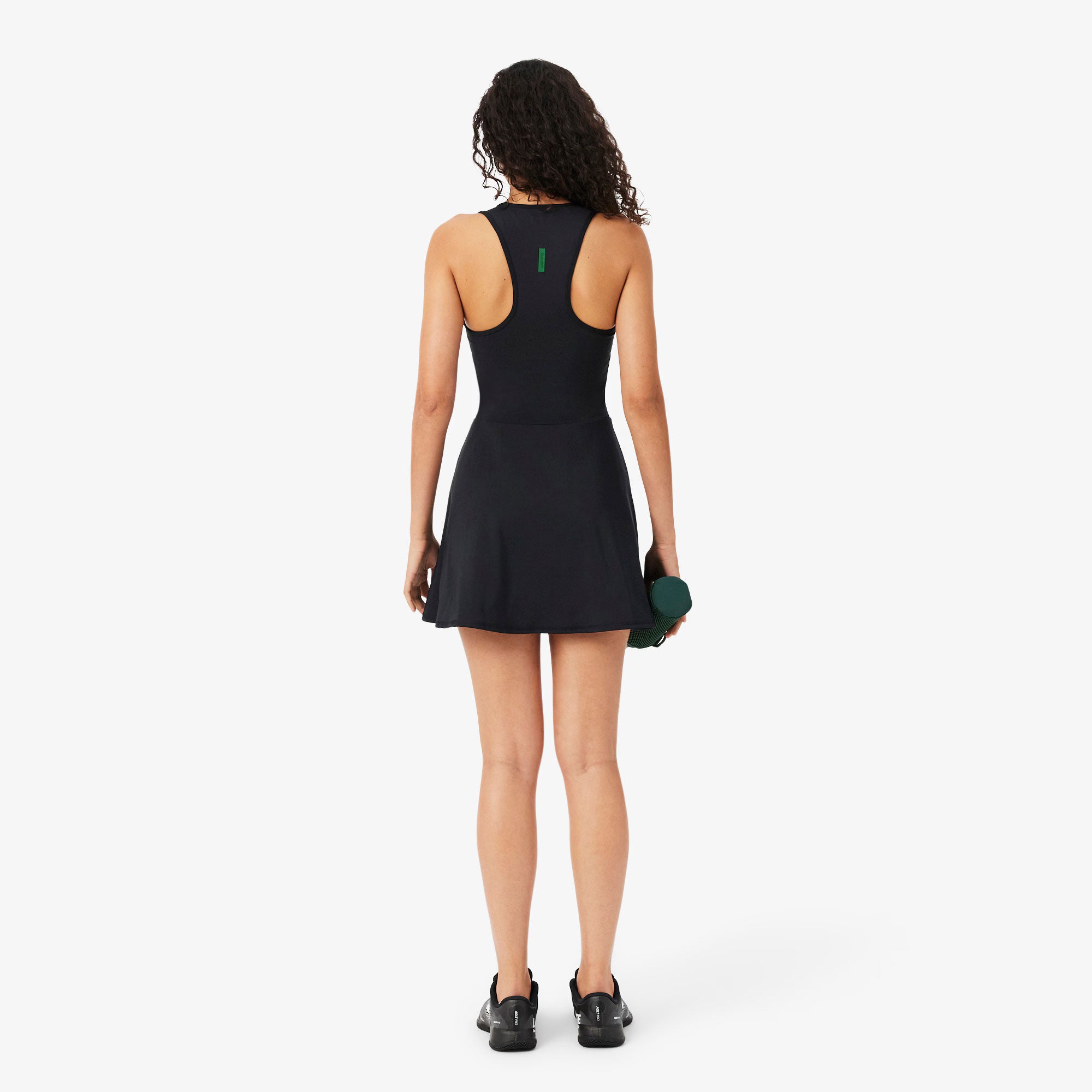 Lacoste Essentials Women's Ultra Dry Tennis Dress - Black (4)