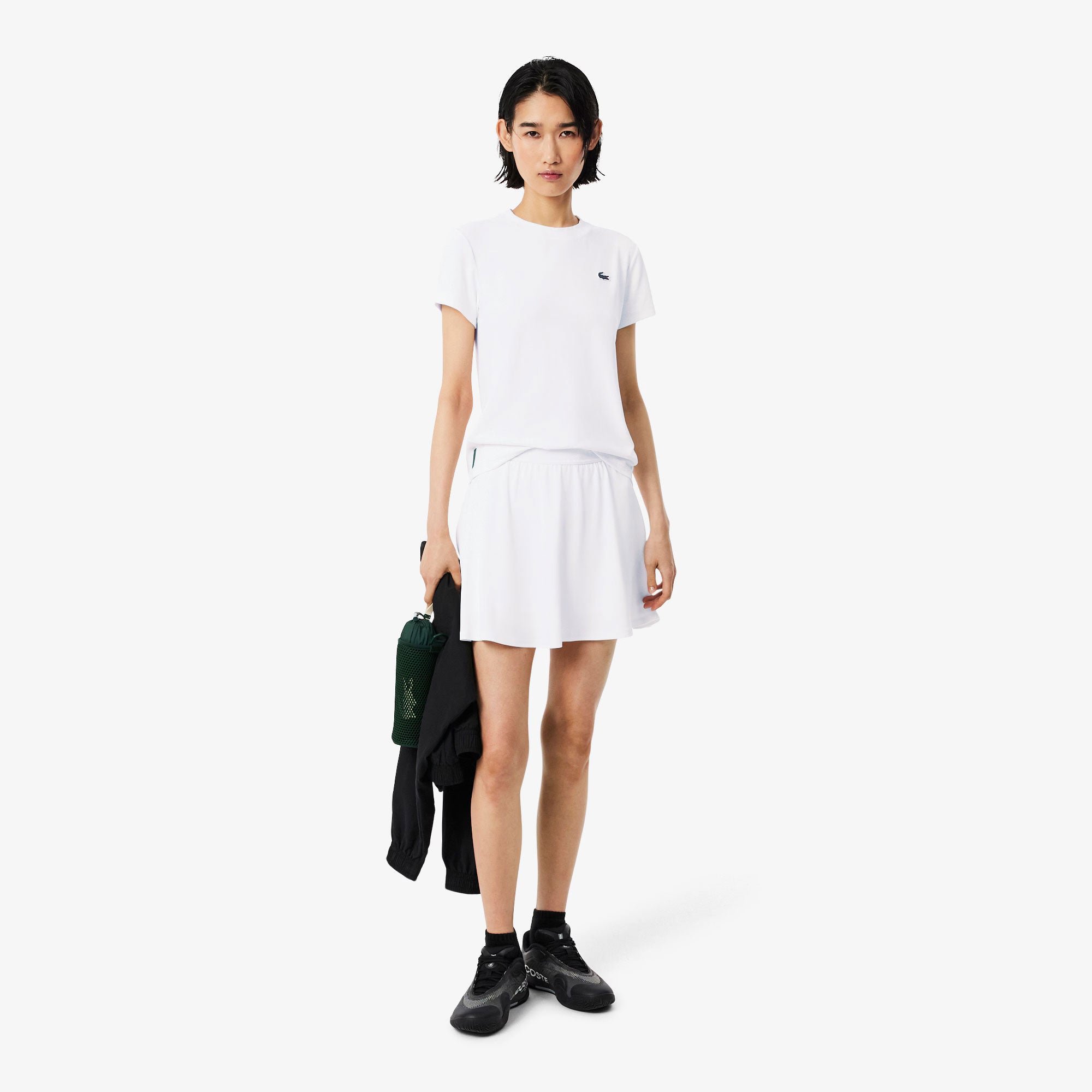 Lacoste Essentials Women's Ultra Dry Tennis Skirt - White (2)