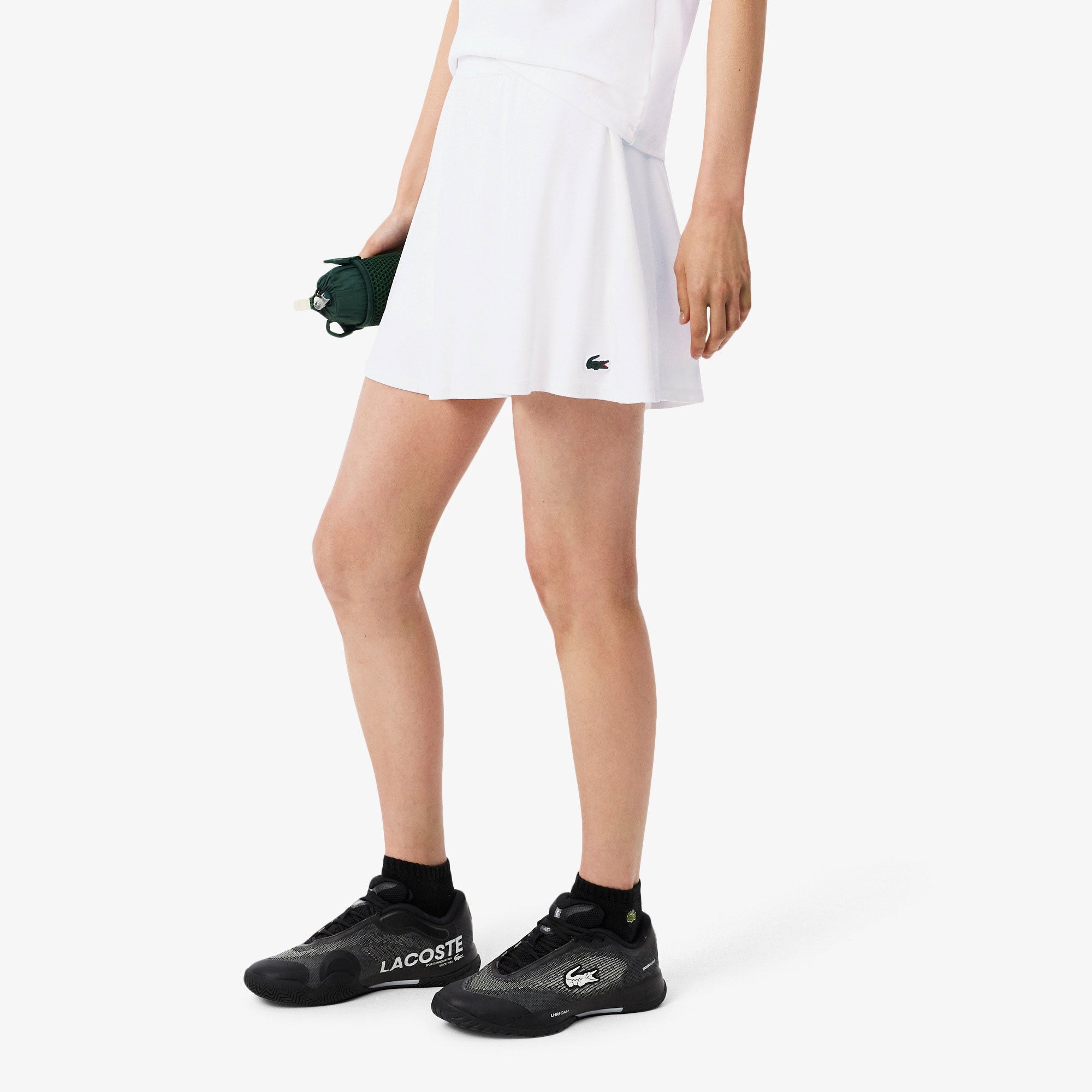Lacoste Essentials Women's Ultra Dry Tennis Skirt - White (3)