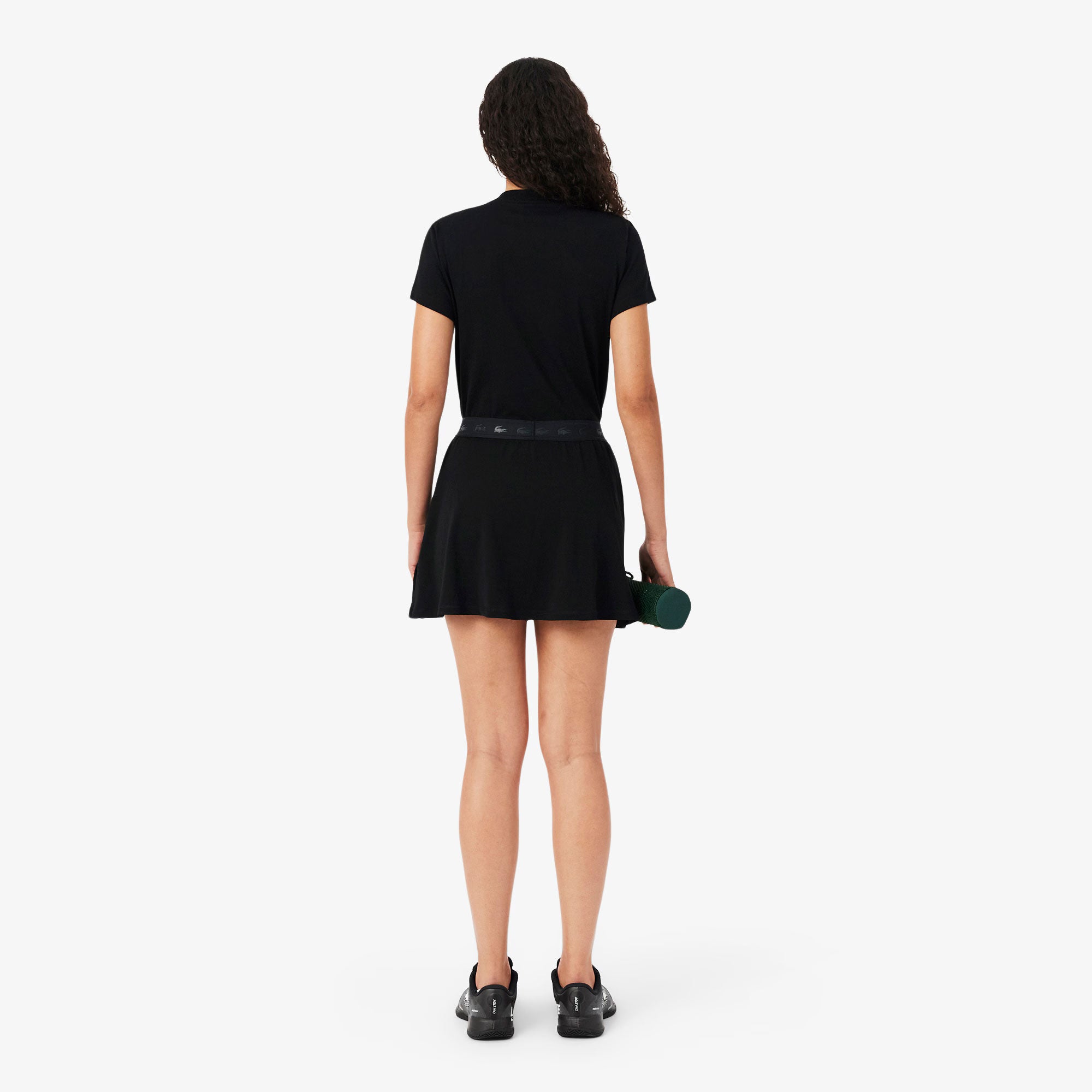 Lacoste Essentials Women's Ultra Dry Tennis Skirt - Black (4)