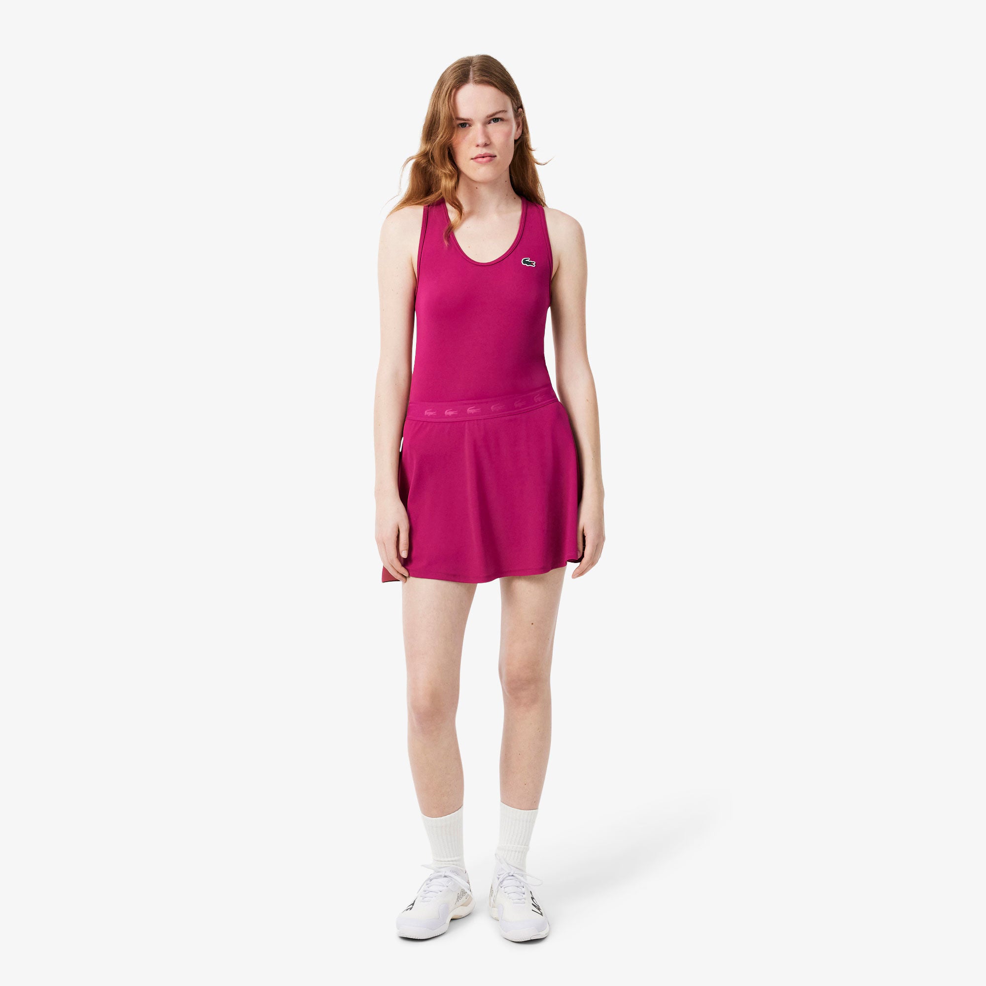 Lacoste Essentials Women's Ultra Dry Tennis Skirt - Pink (1)
