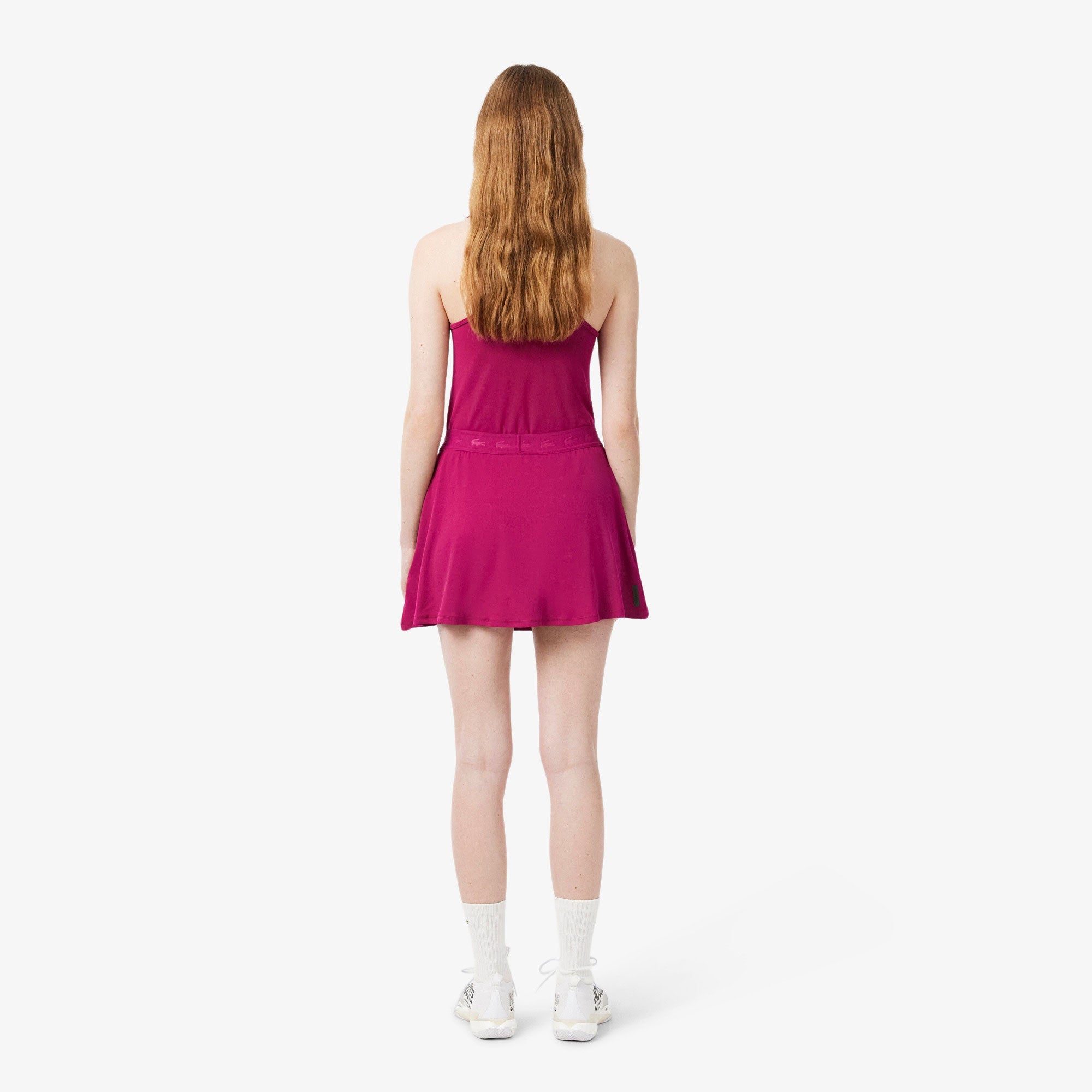 Lacoste Essentials Women's Ultra Dry Tennis Skirt - Pink (4)