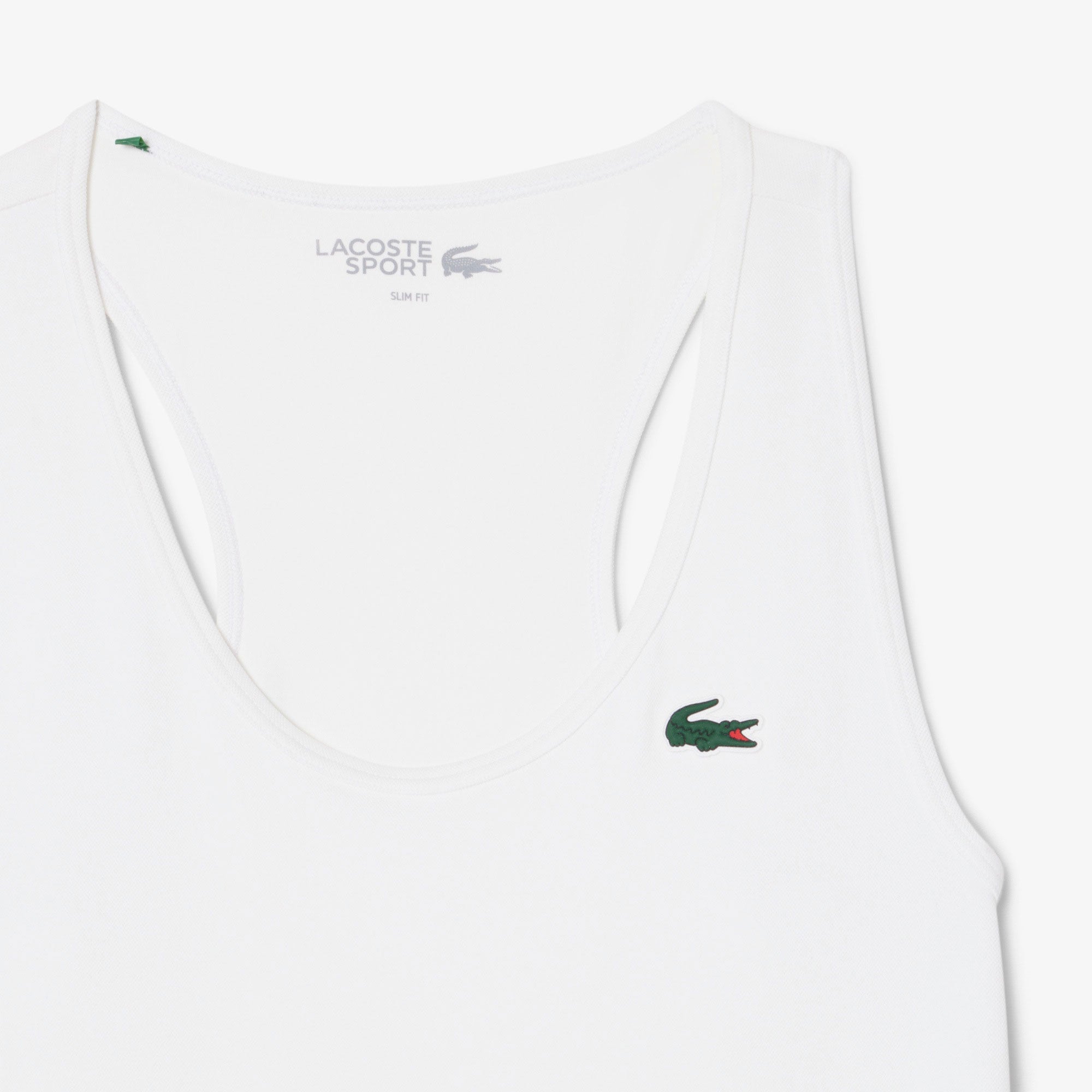Lacoste Essentials Women's Ultra Dry Tennis Tank Top - White (5)