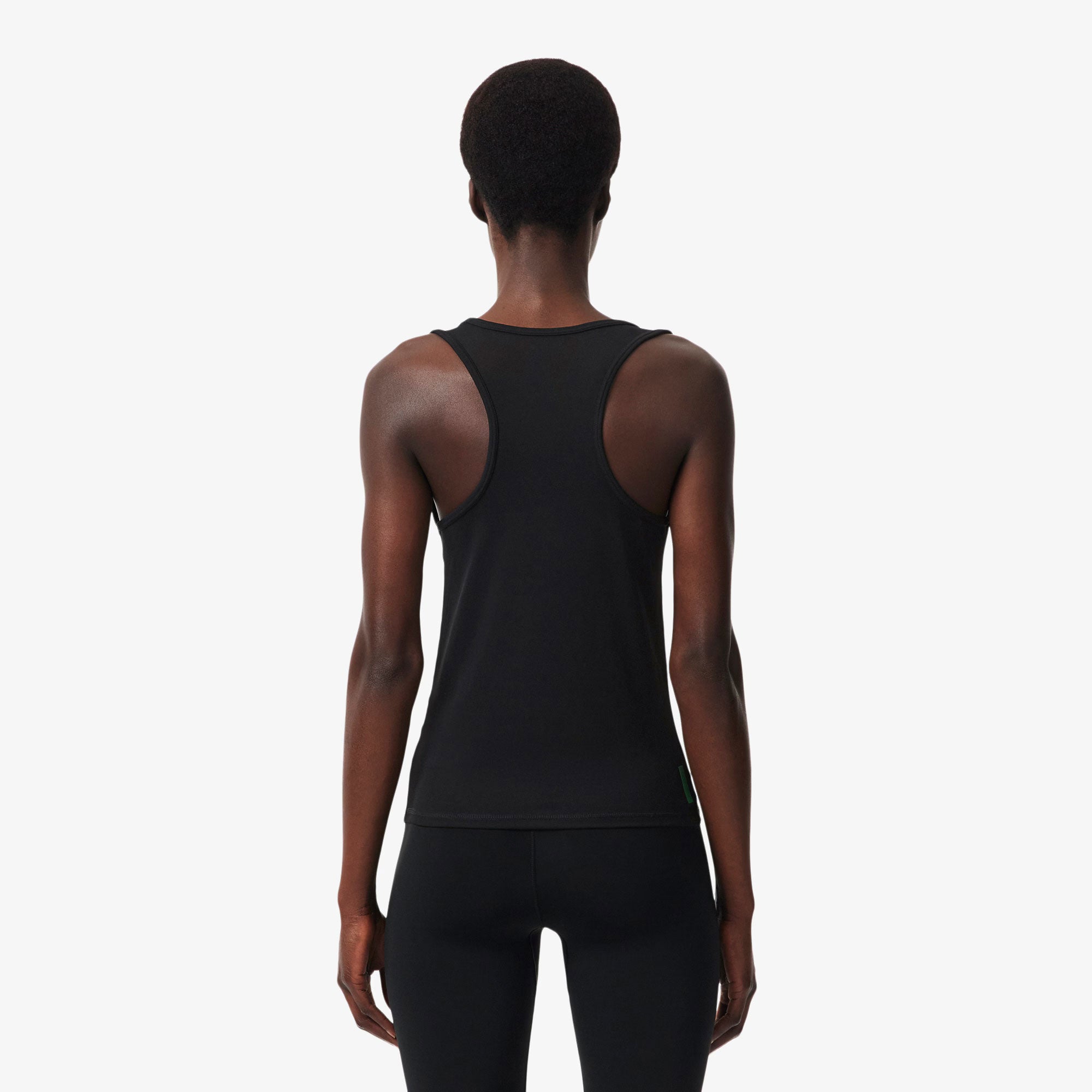 Lacoste Essentials Women's Ultra Dry Tennis Tank Top - Black (2)
