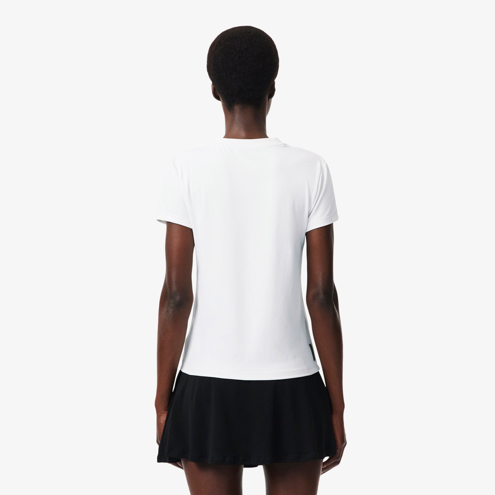 Lacoste Essentials Women's Ultra Dry Tennis Top - White (2)