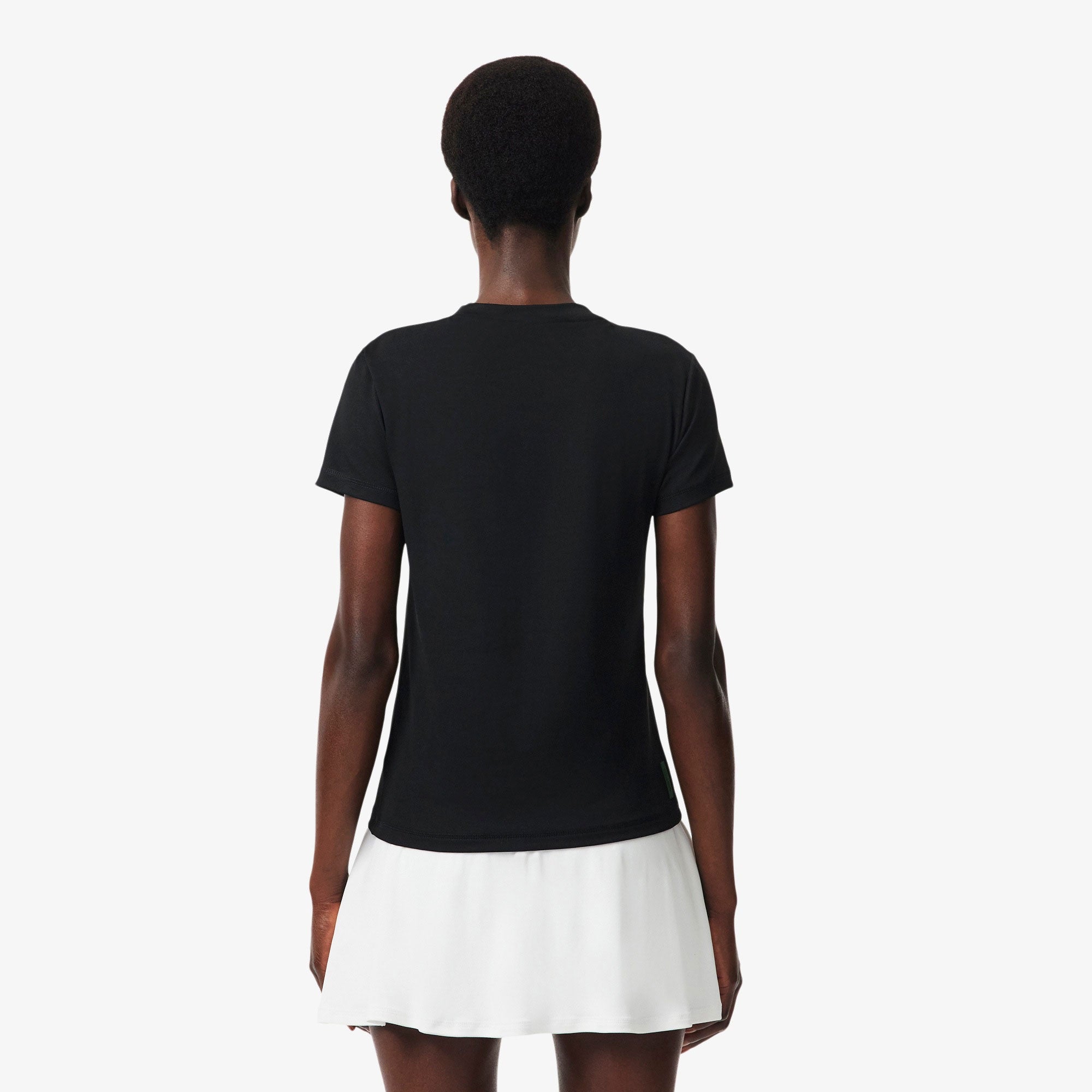 Lacoste Essentials Women's Ultra Dry Tennis Top - Black (2)