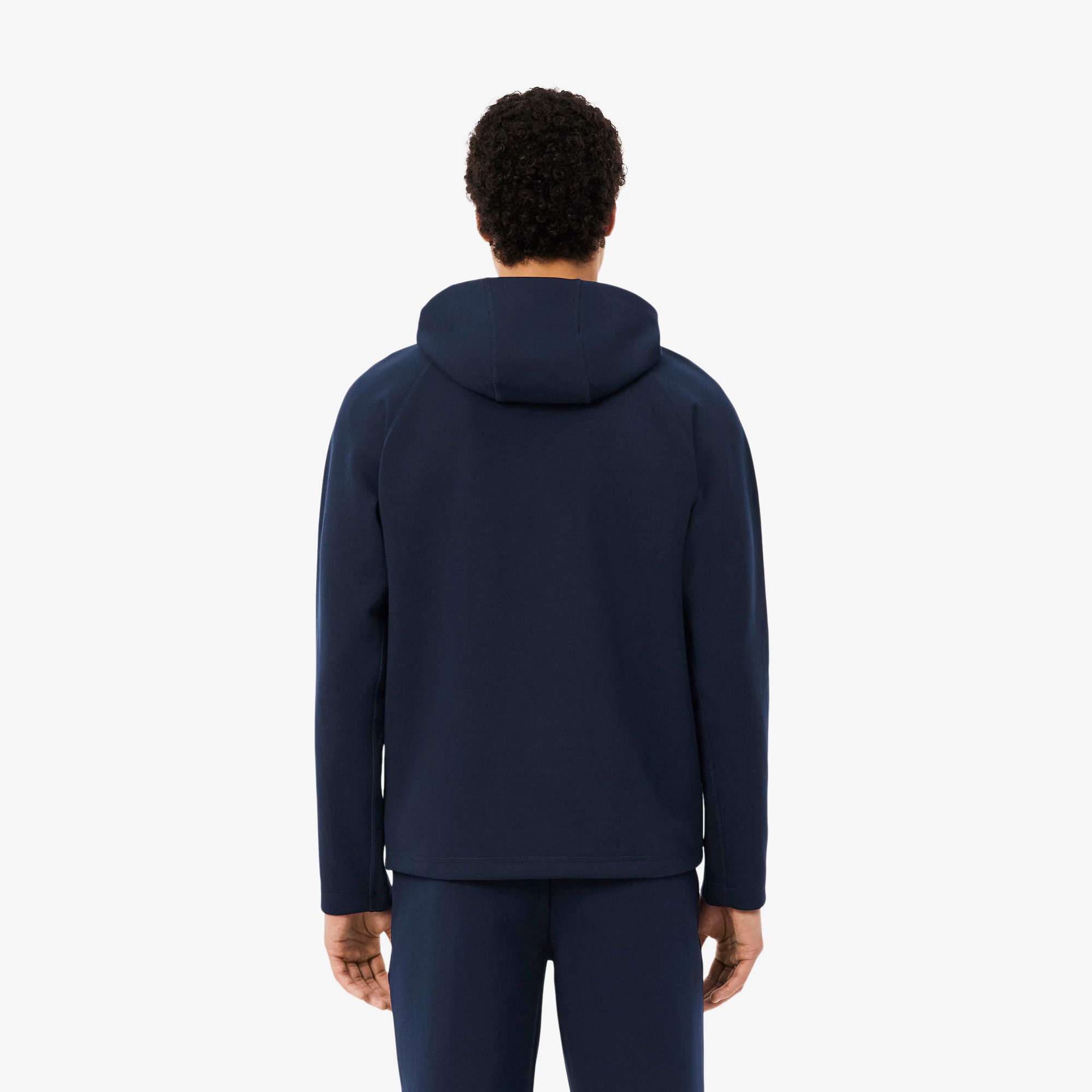 Lacoste Men's Breathable Stretch Full-Zip Tennis Hoodie - Navy (2)