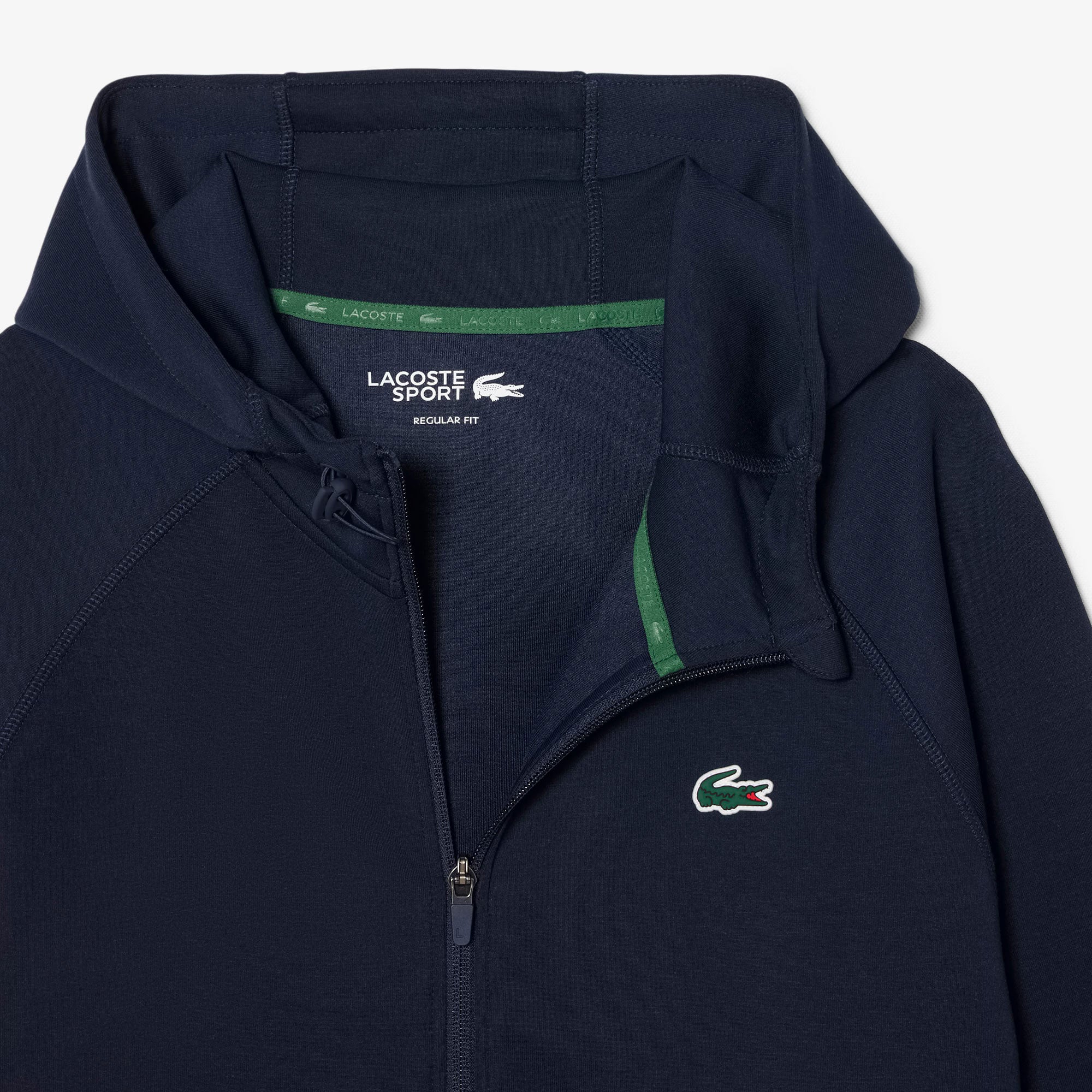 Lacoste Men's Breathable Stretch Full-Zip Tennis Hoodie - Navy (5)