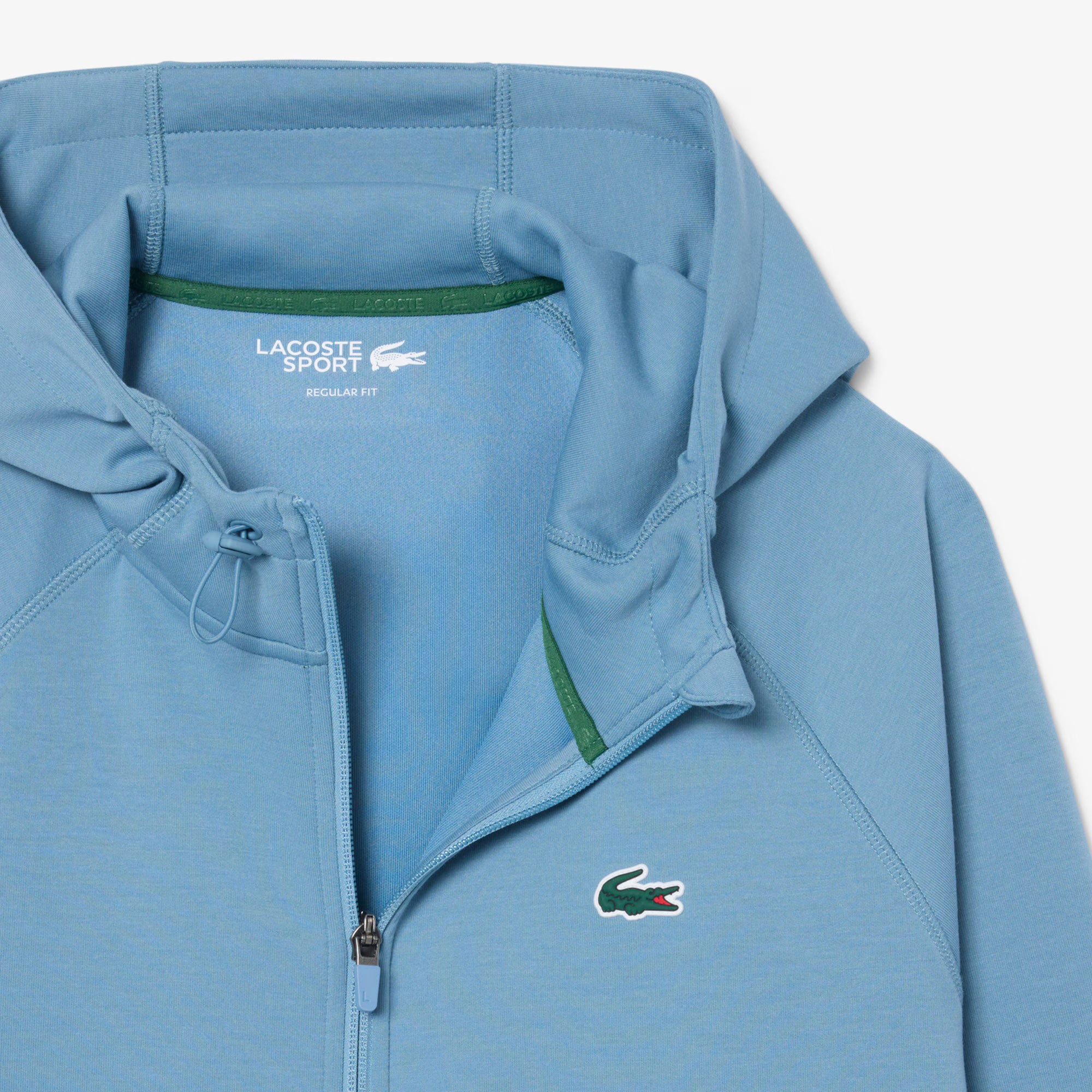 Lacoste Men's Breathable Stretch Full-Zip Tennis Hoodie - Blue (5)