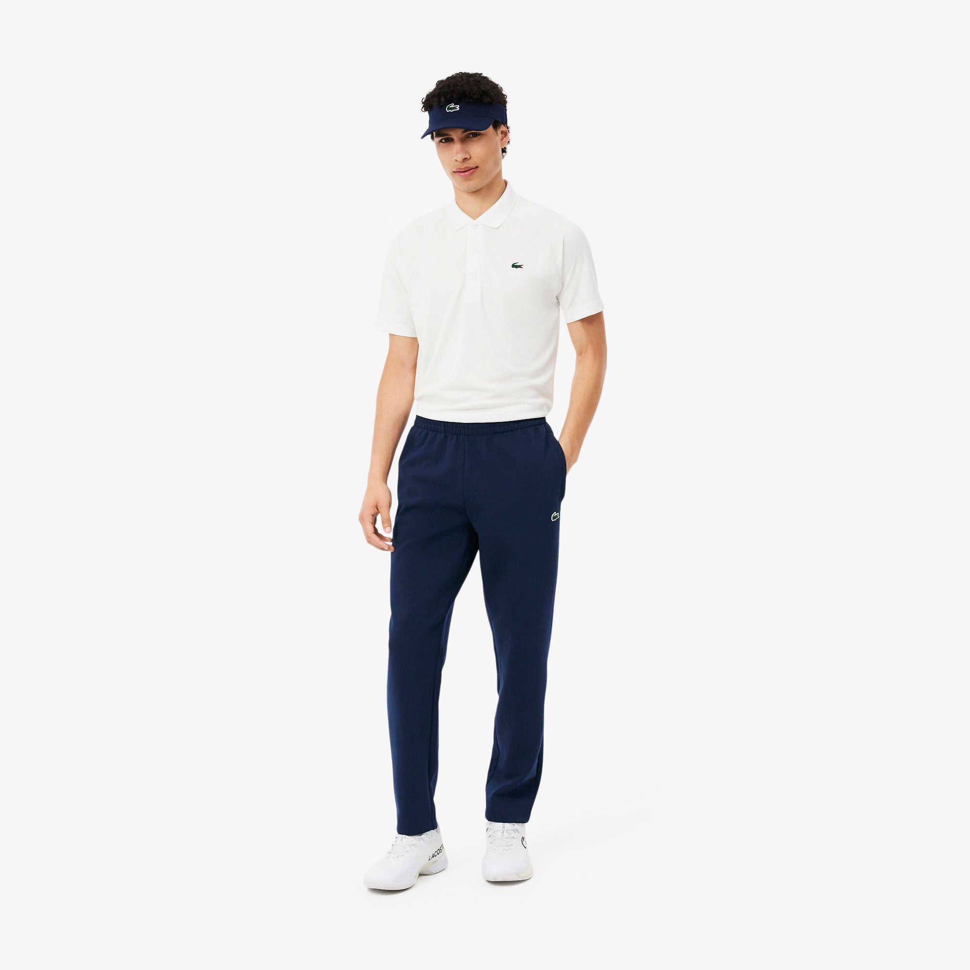 Lacoste Men's Breathable Tennis Pants - Navy (1)