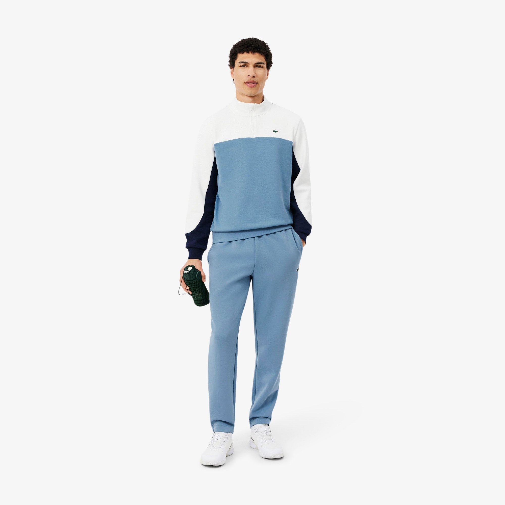 Lacoste Men's Breathable Tennis Pants - Blue (2)