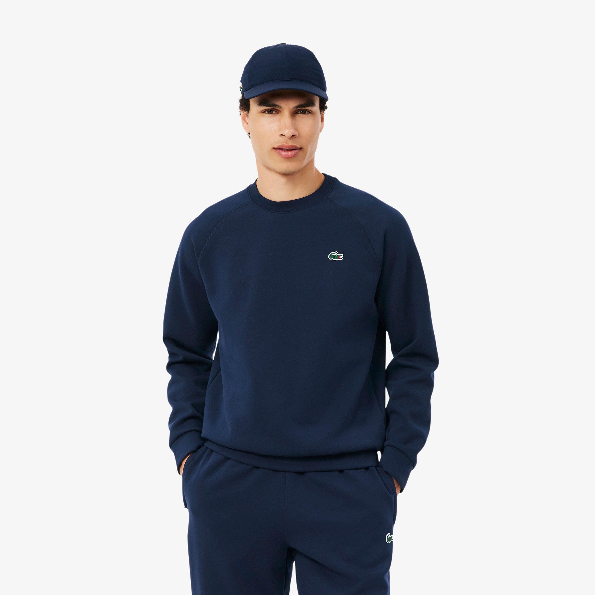 Lacoste Men's Breathable Tennis Sweater - Navy (1)
